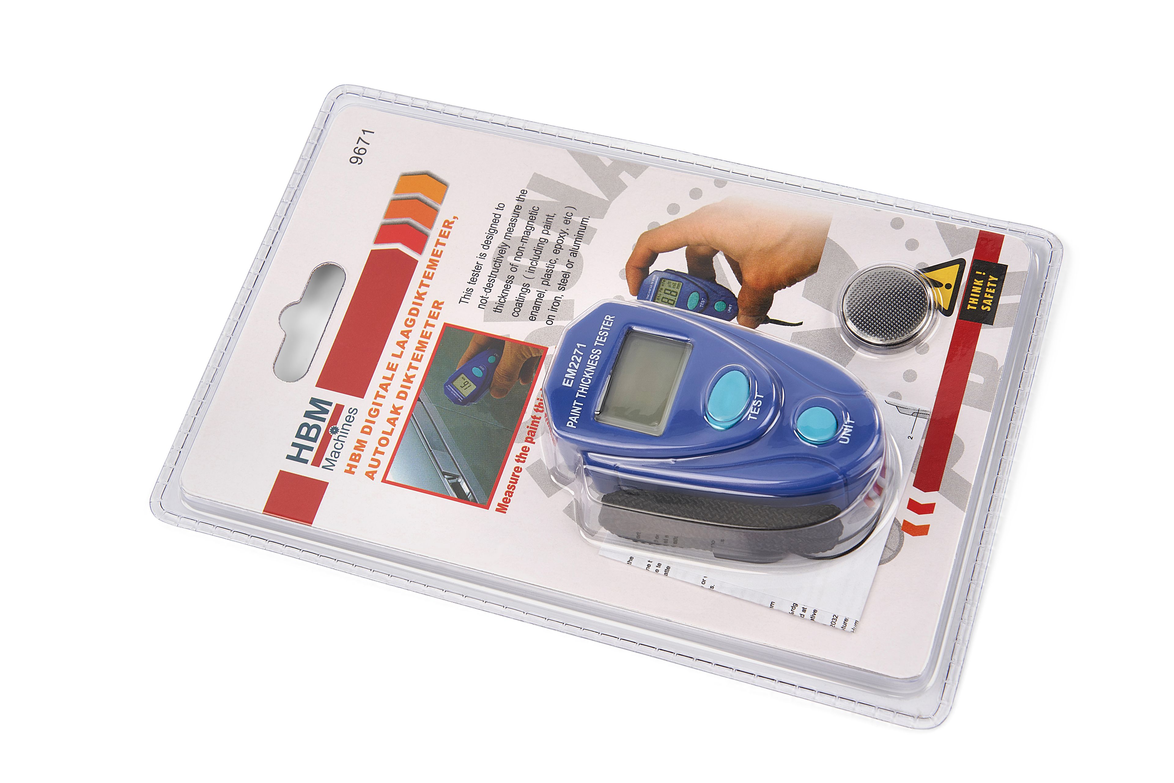 HBM Jauge d'épaisseur de peinture de voiture Image 3