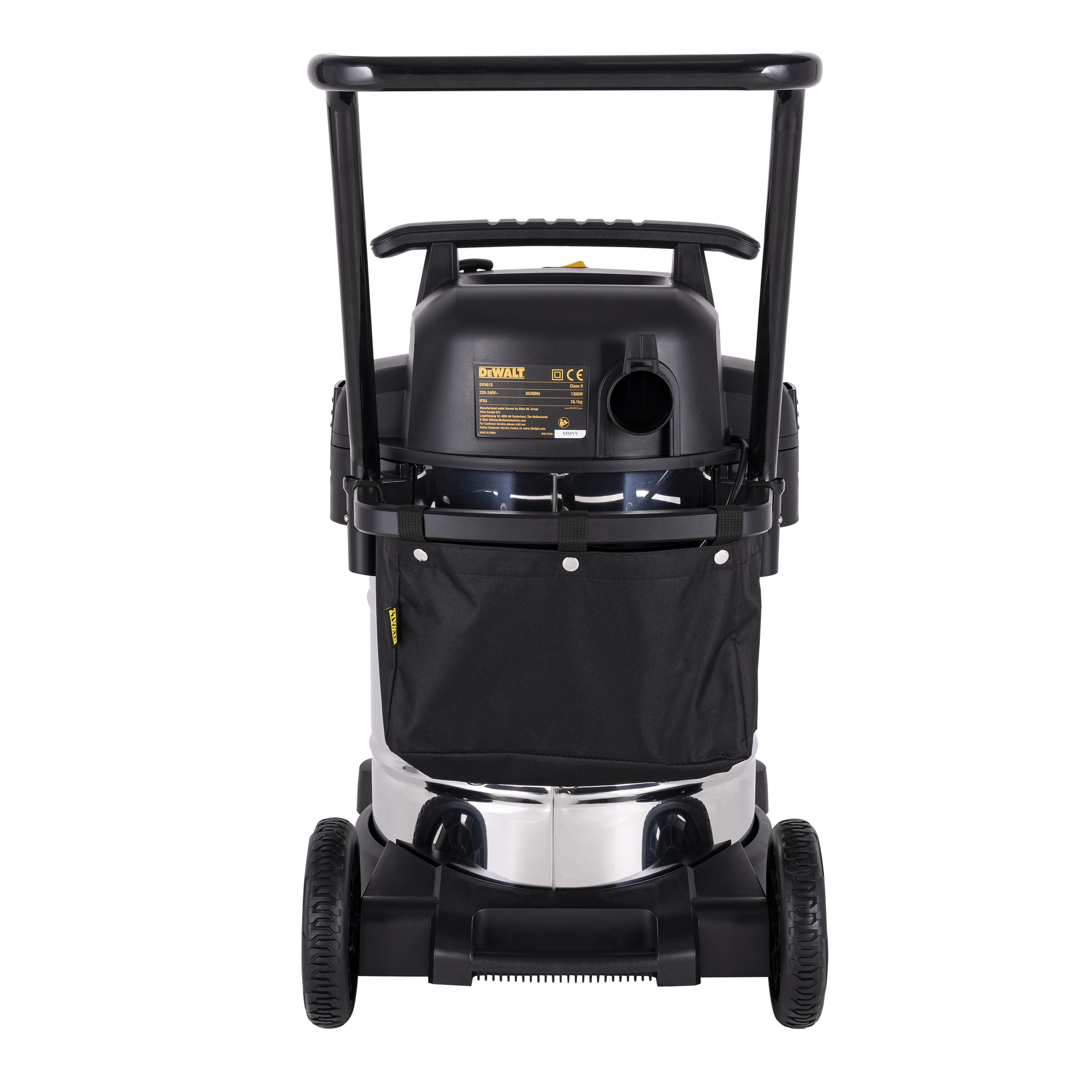 DeWalt stille bouwstofzuiger nat/droog 61L, DXV61S-QT Image 5