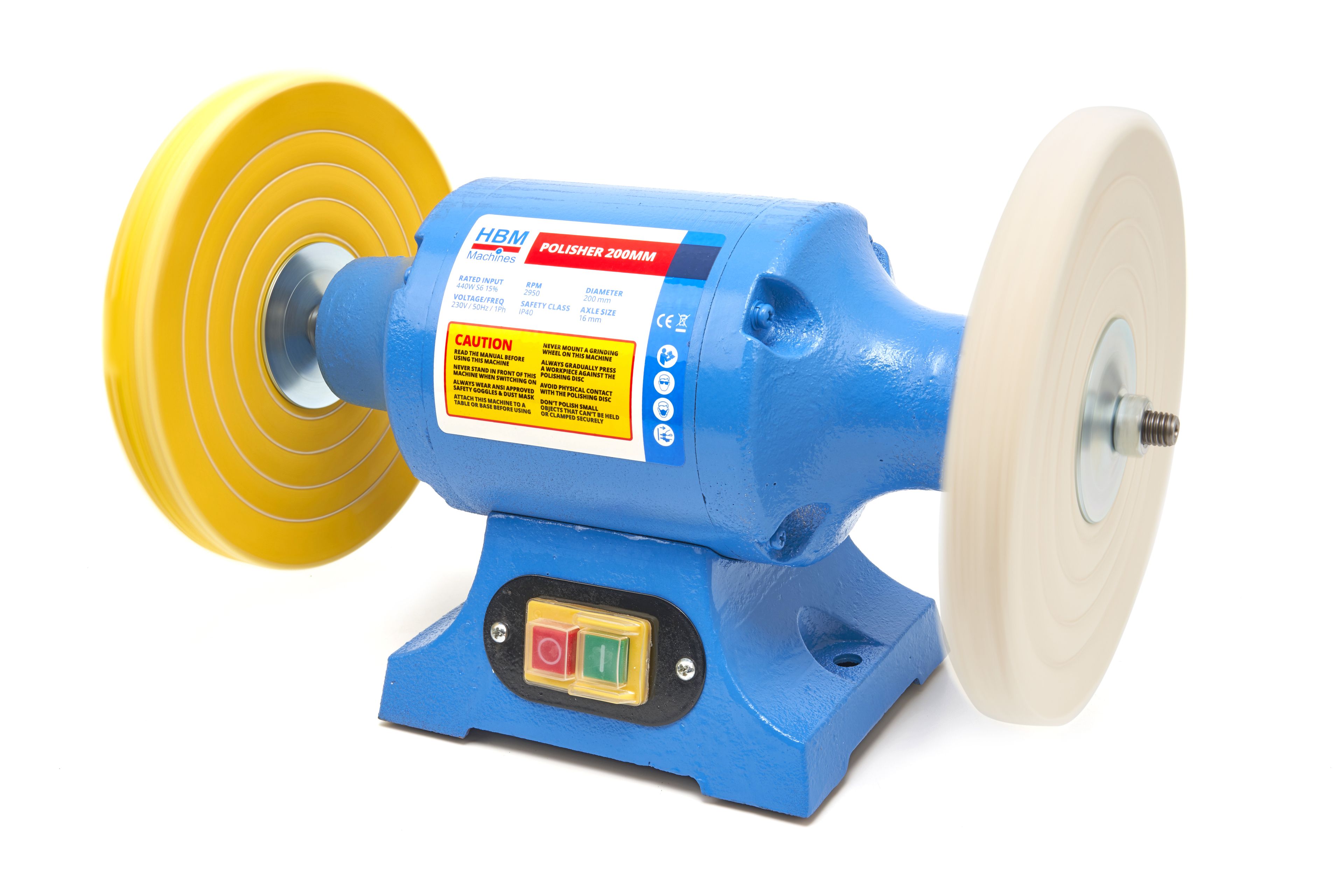 Pulidora Hobby HBM de 200 mm