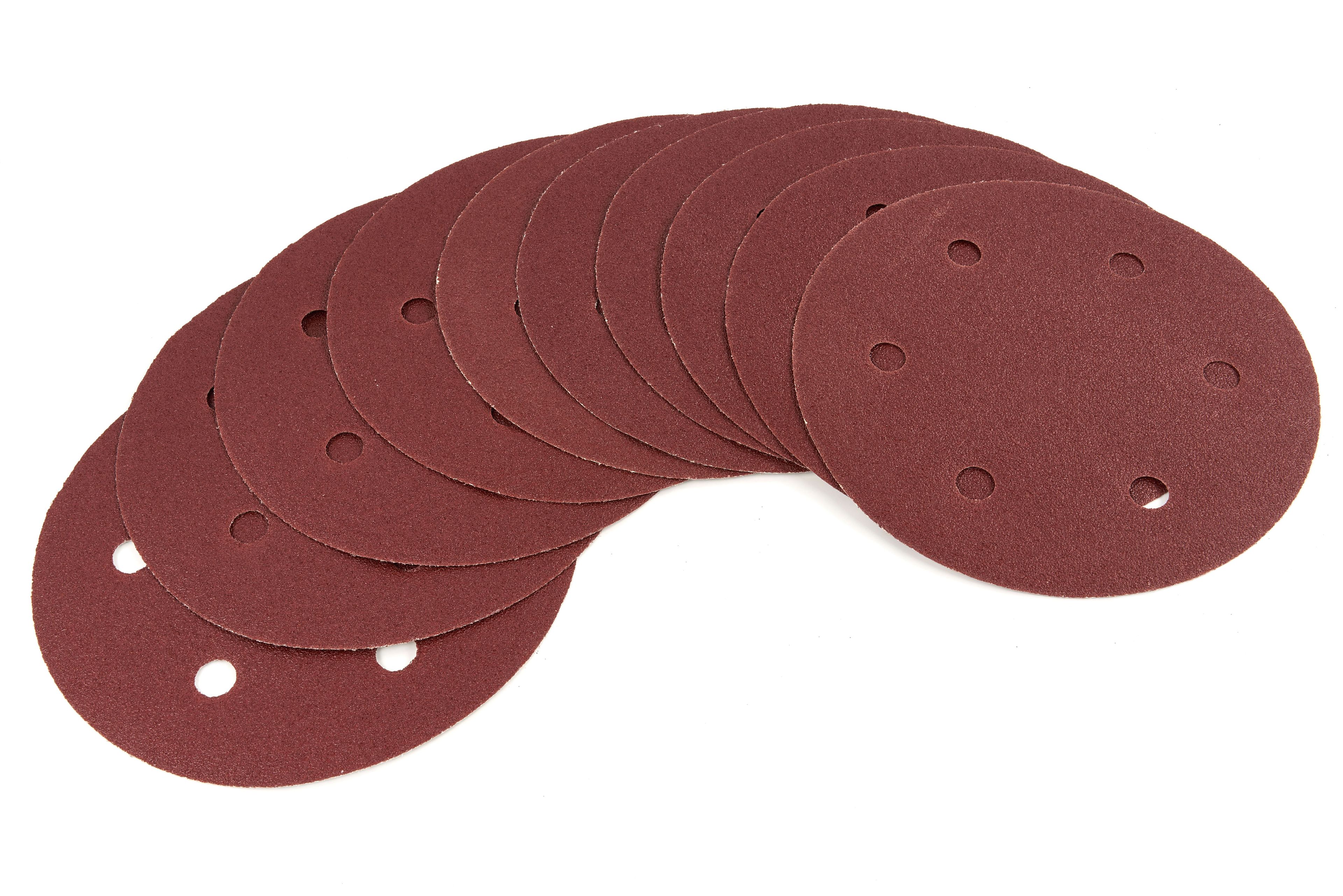 HBM 215 mm 10 Set di dischi abrasivi per levigatrice a soffitto 120 Image 1