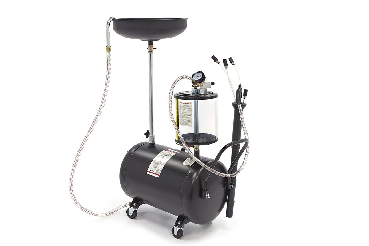 HBM Sistema de recolección de aceite de 70 litros / extractor de aceite, removedor de aceite extra bajo
