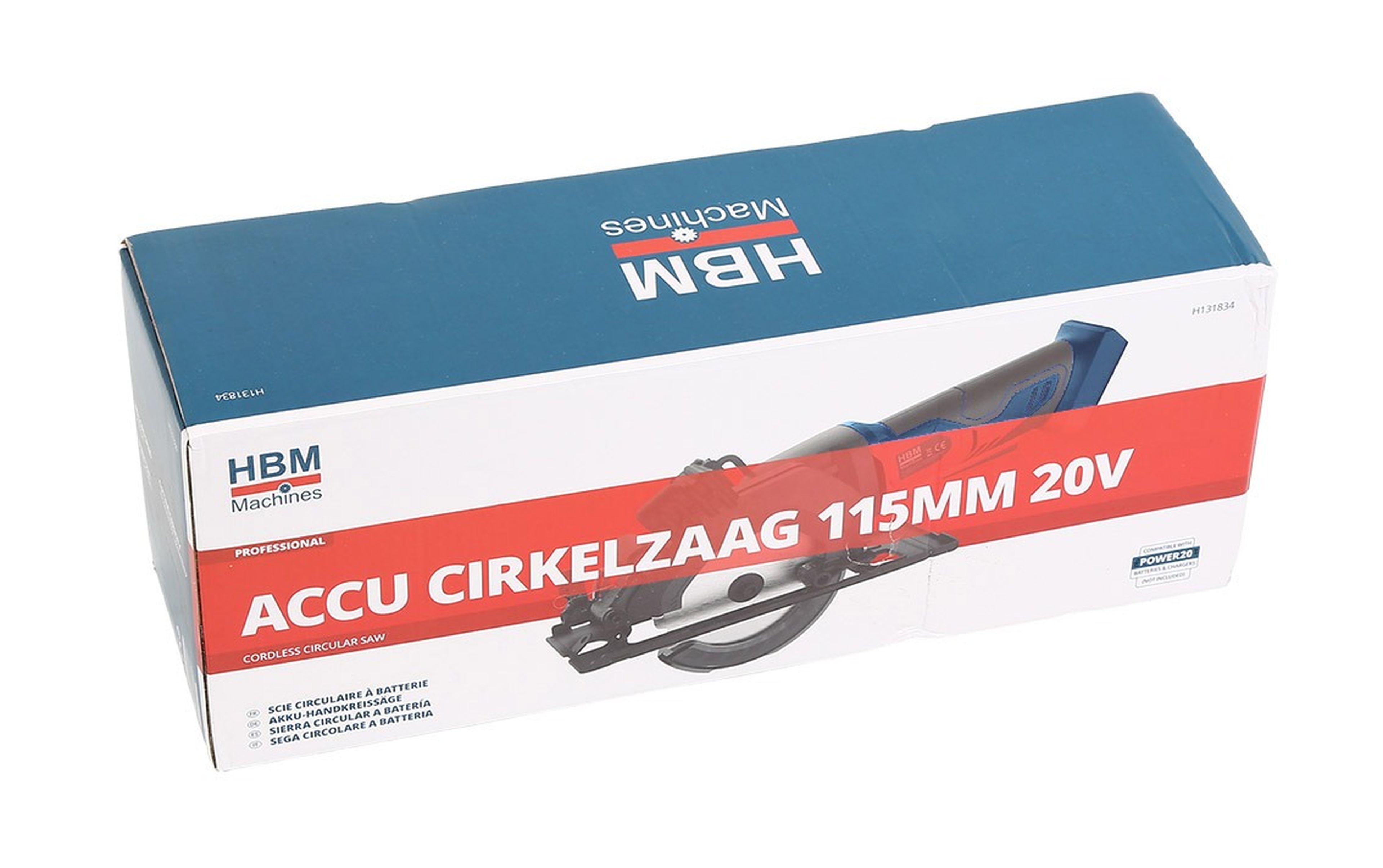 Sierra circular HBM de 115 mm y 20 Voltios Image 13