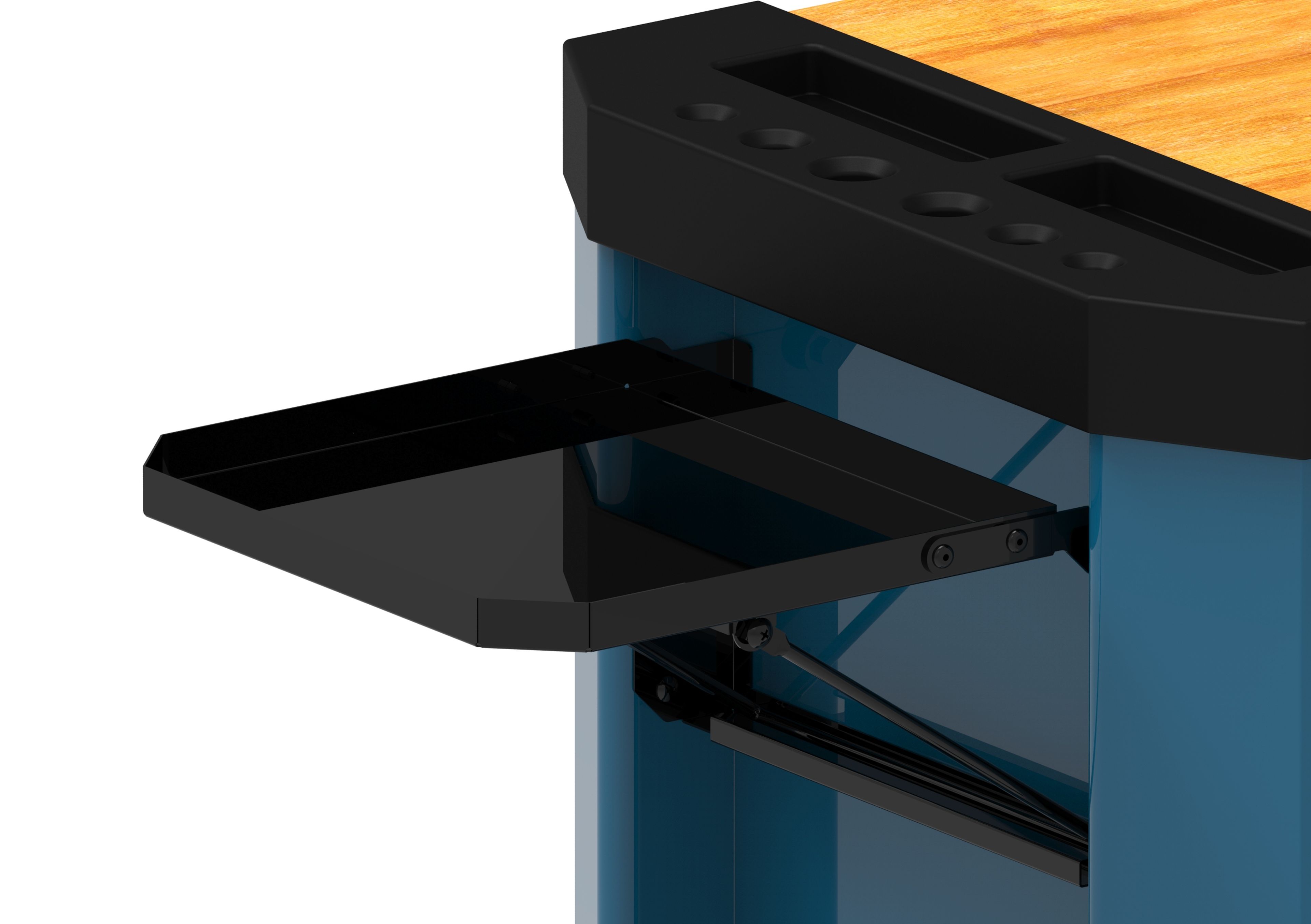 Carro de herramientas HBM de 7 cajones de 71 cm azul Image 4