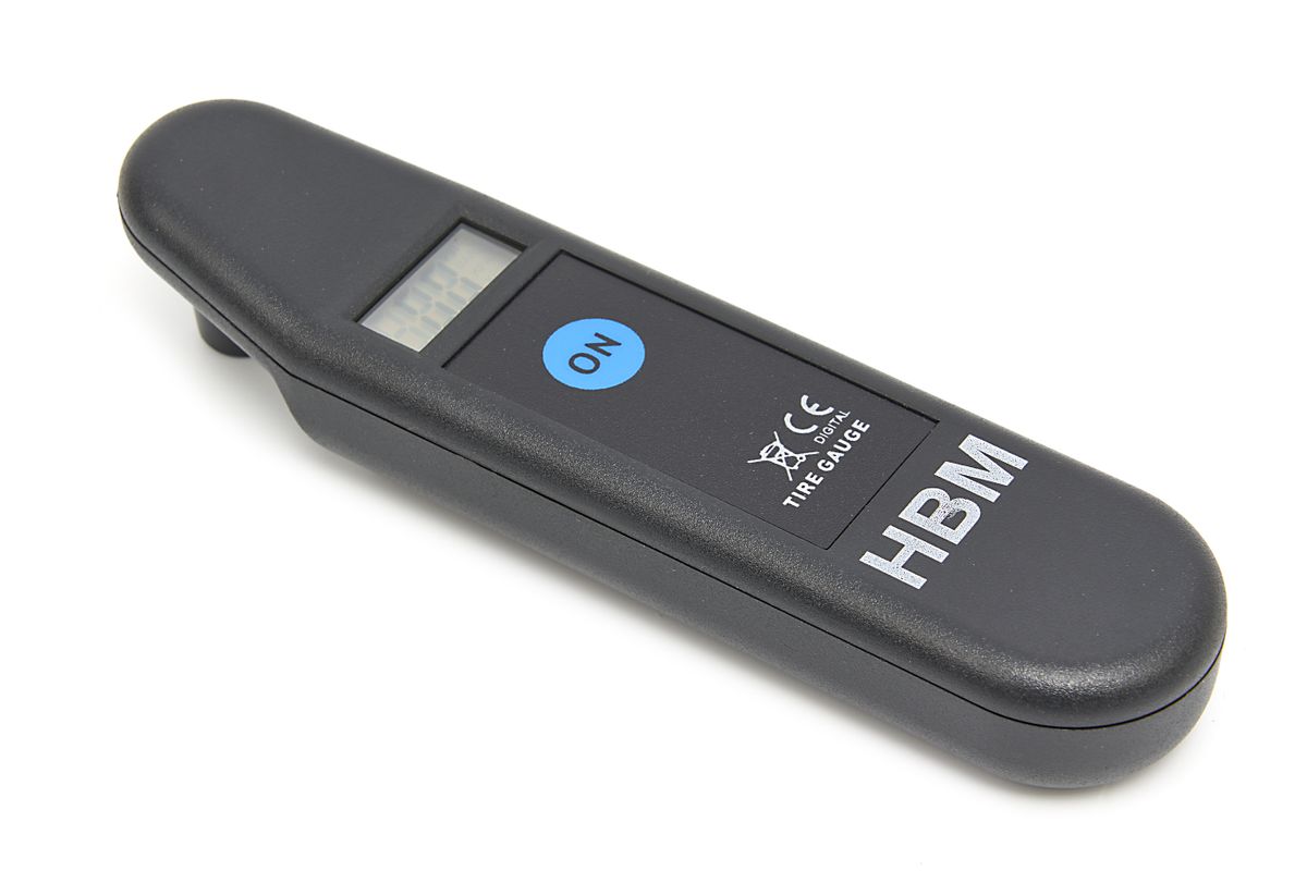 Medidor Digital de Presión de Neumáticos HBM con Pantalla LCD 0,2 – 10,4 Bar.