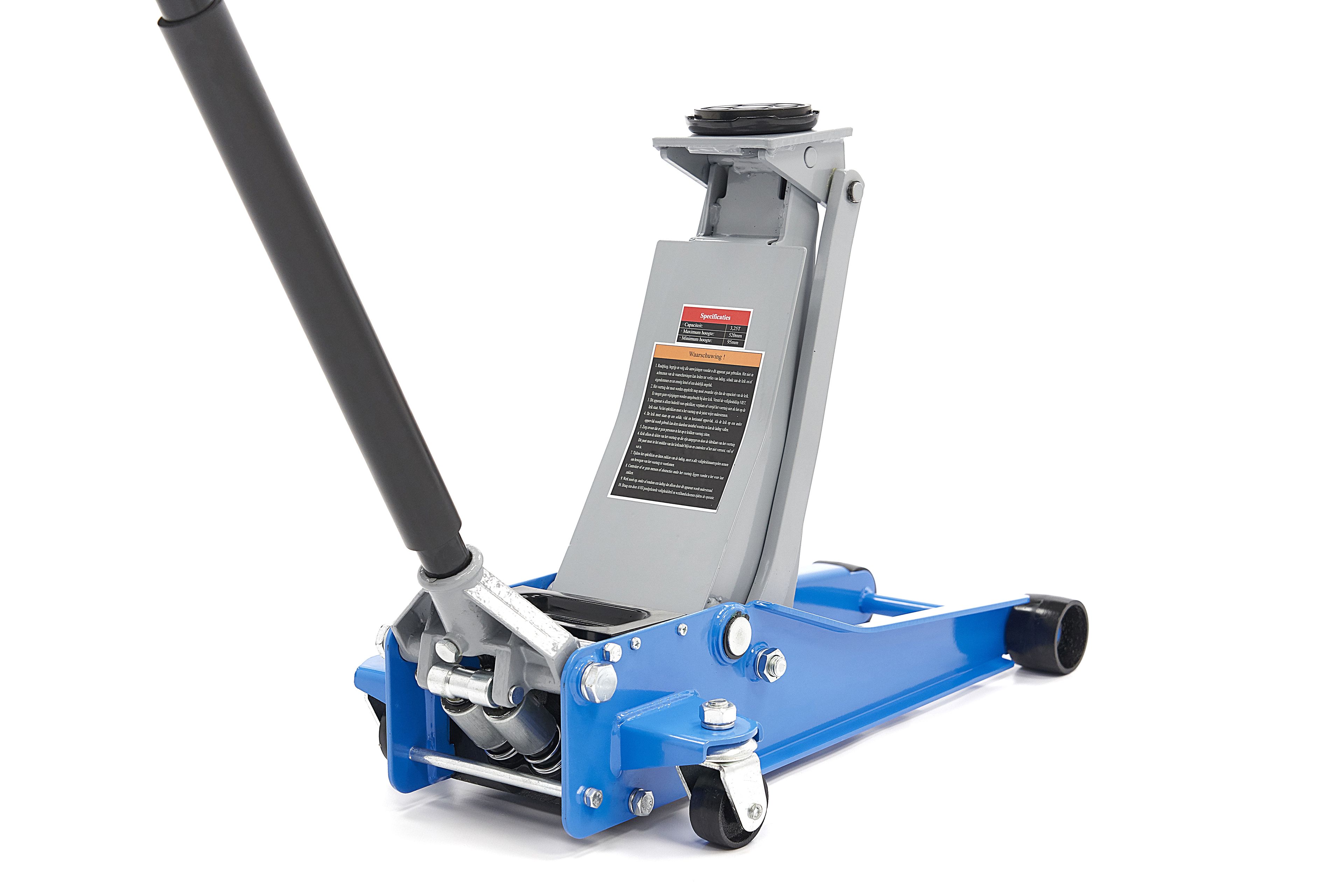 HBM Cric de garage extra long 3,25 tonnes