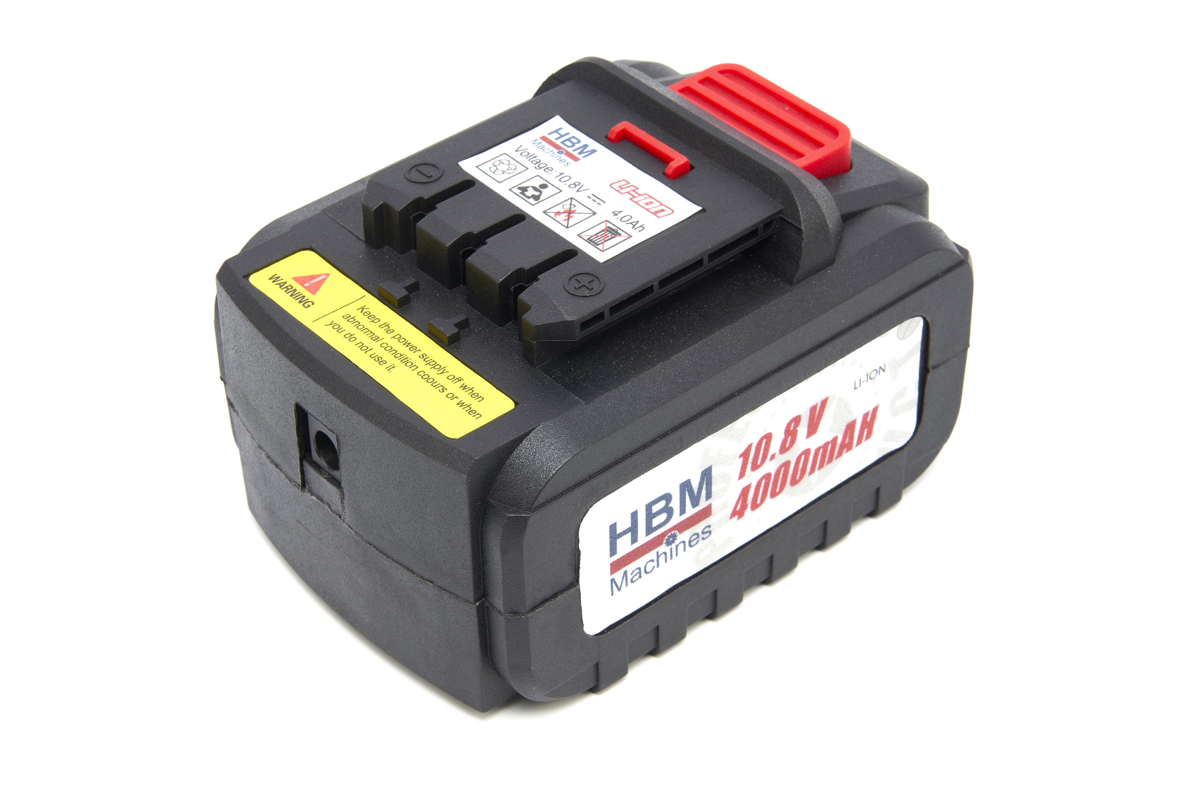 HBM Batterie pour HBM Profi 10.8 V - 4400mAh Tresseuse comprenant 2 batteries Image 2