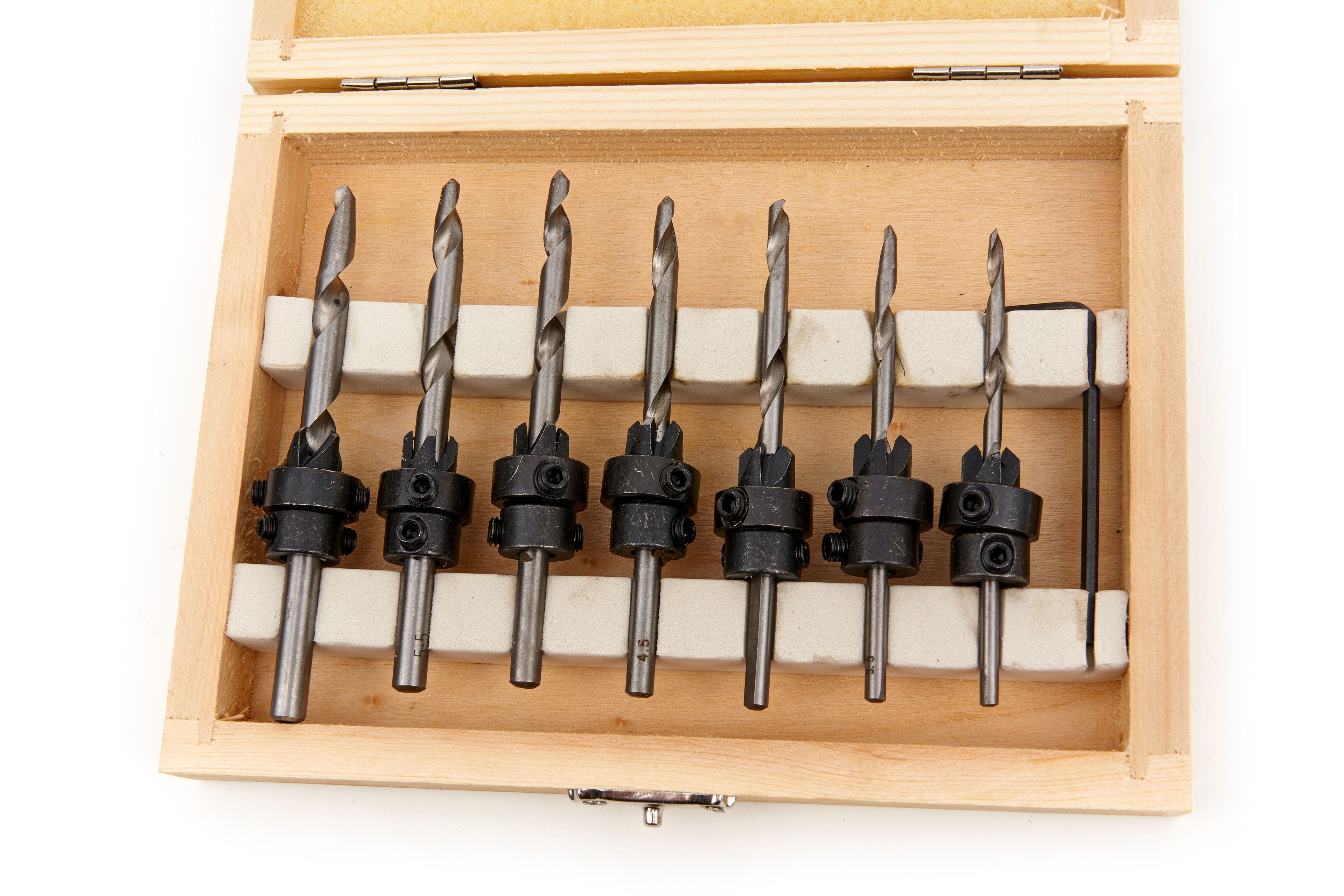 HBM Jeu de forets à bois 8 pièces, jeu de forets à fraiser modèle 2 Image 2