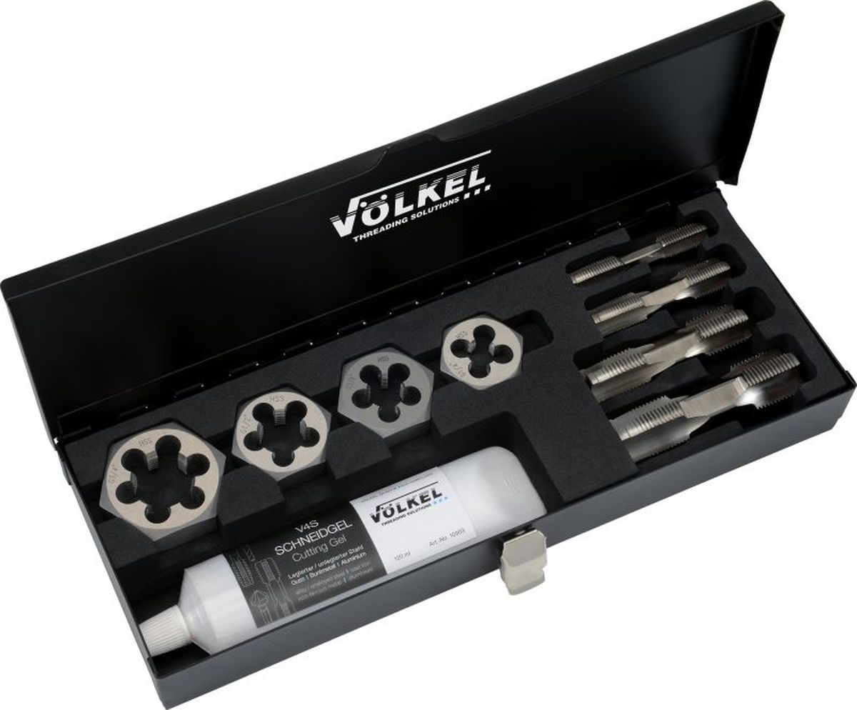 Volkel Sanitärsatz HexTap 1/4 - 3/4 Zoll, 9-teilig