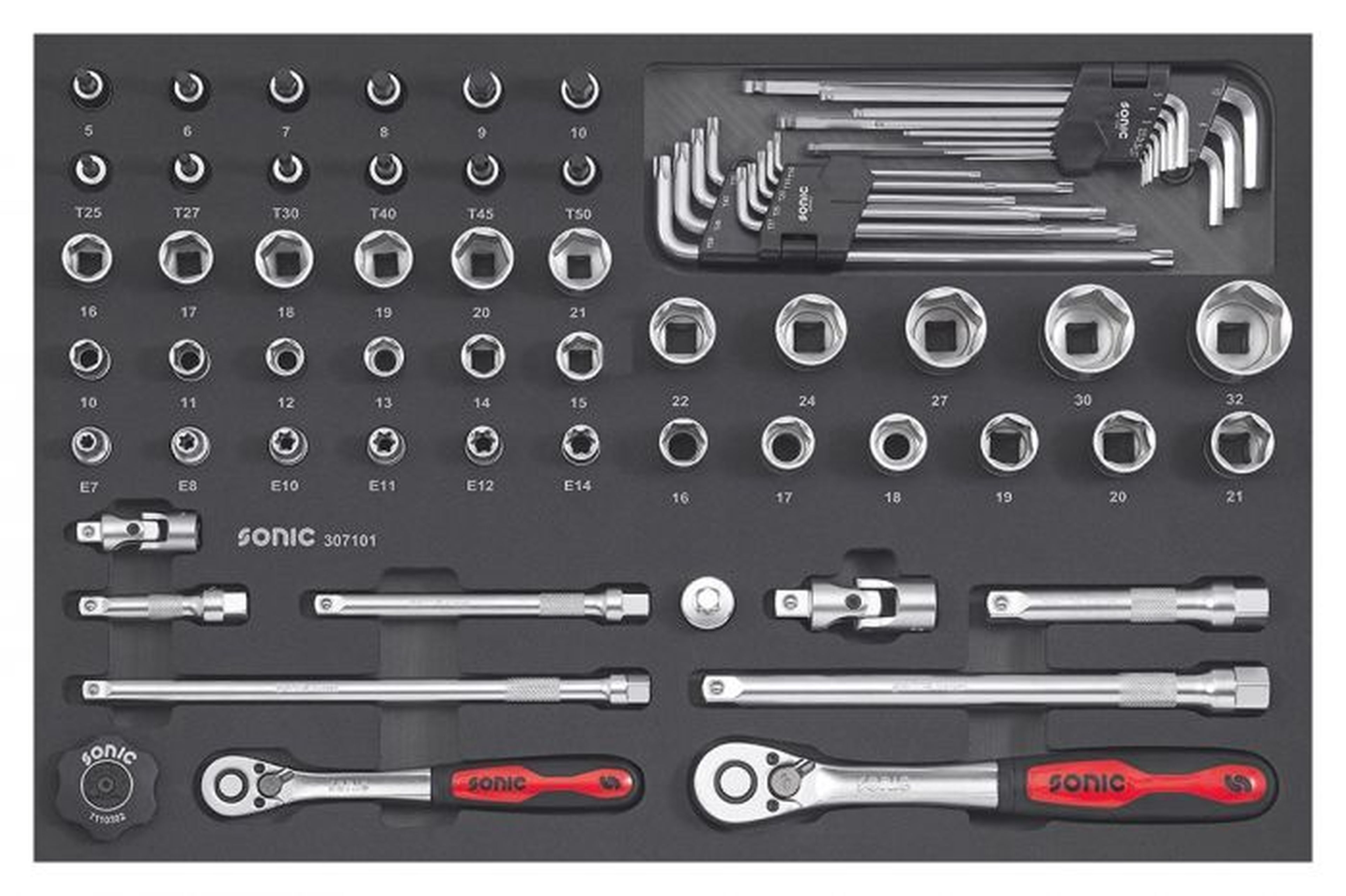 Sonic Next S7 gevulde gereedschapswagen 140-delig Image 5