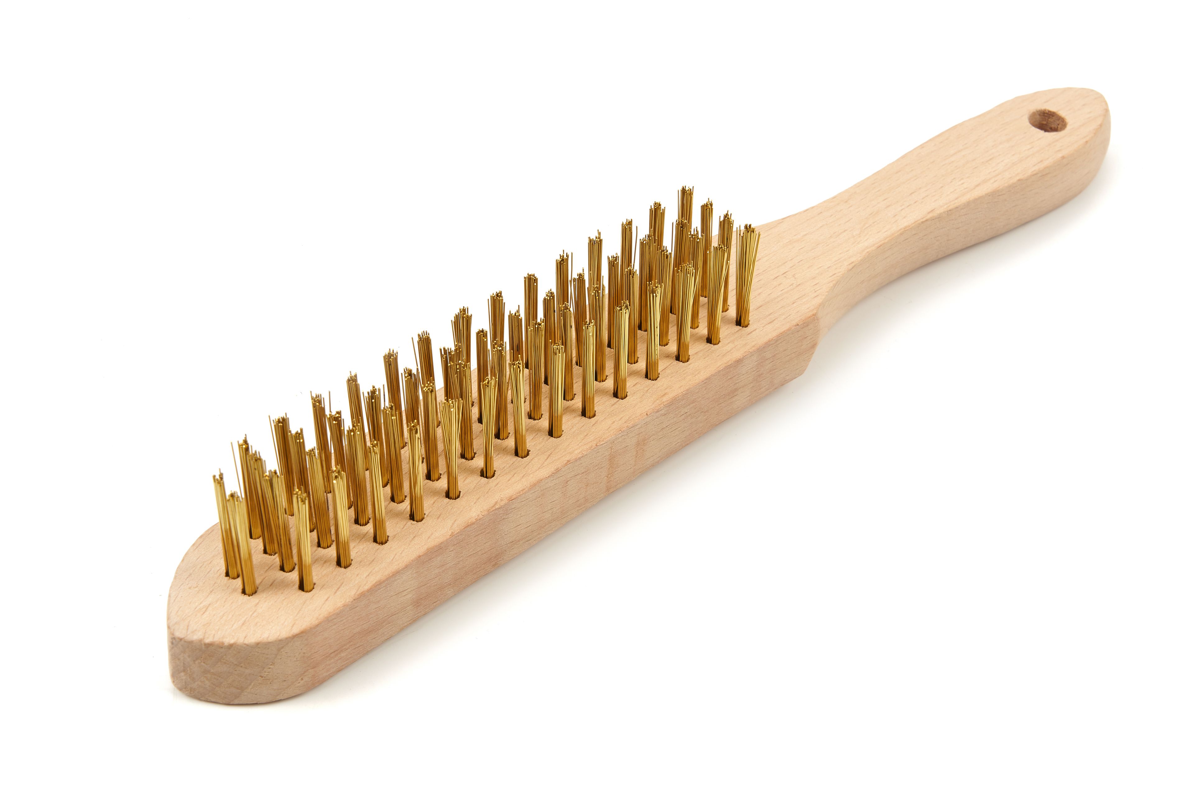 HBM Messing-Drahtbürste 4-reihig Image 3