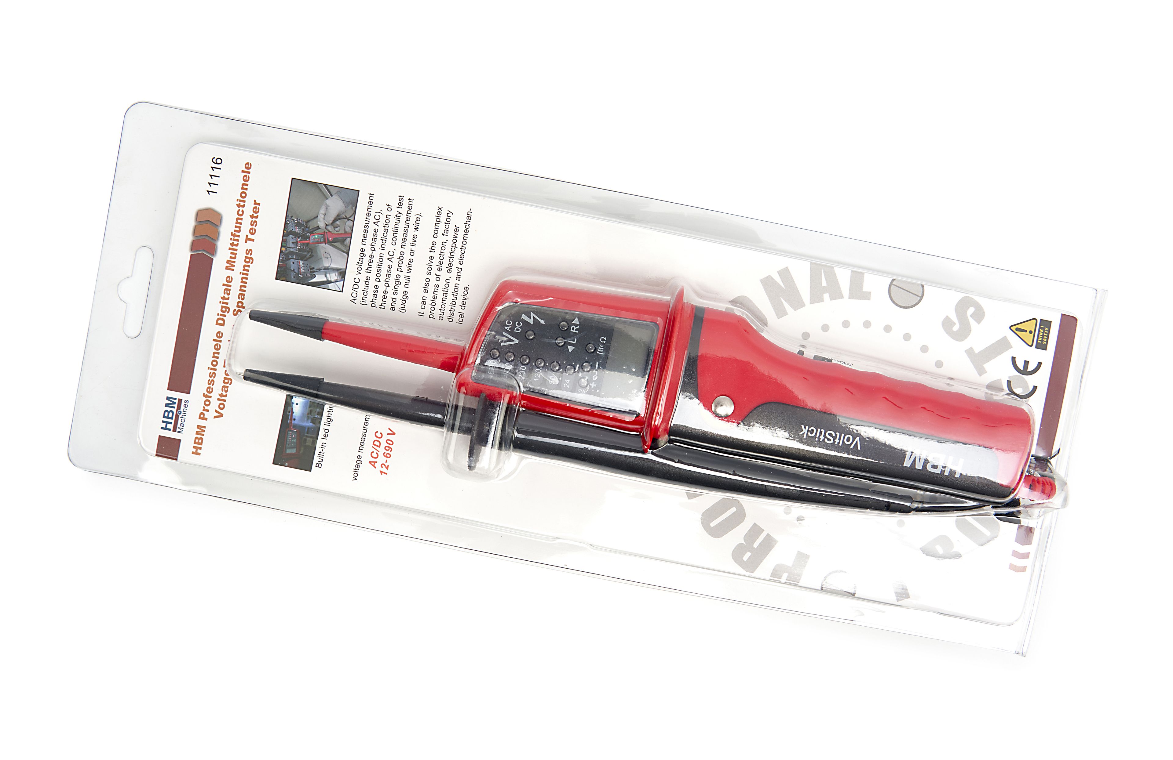 Tester di Voltaggio Digitale Multifunzionale Professionale HBM, Tester di Tensione Image 6