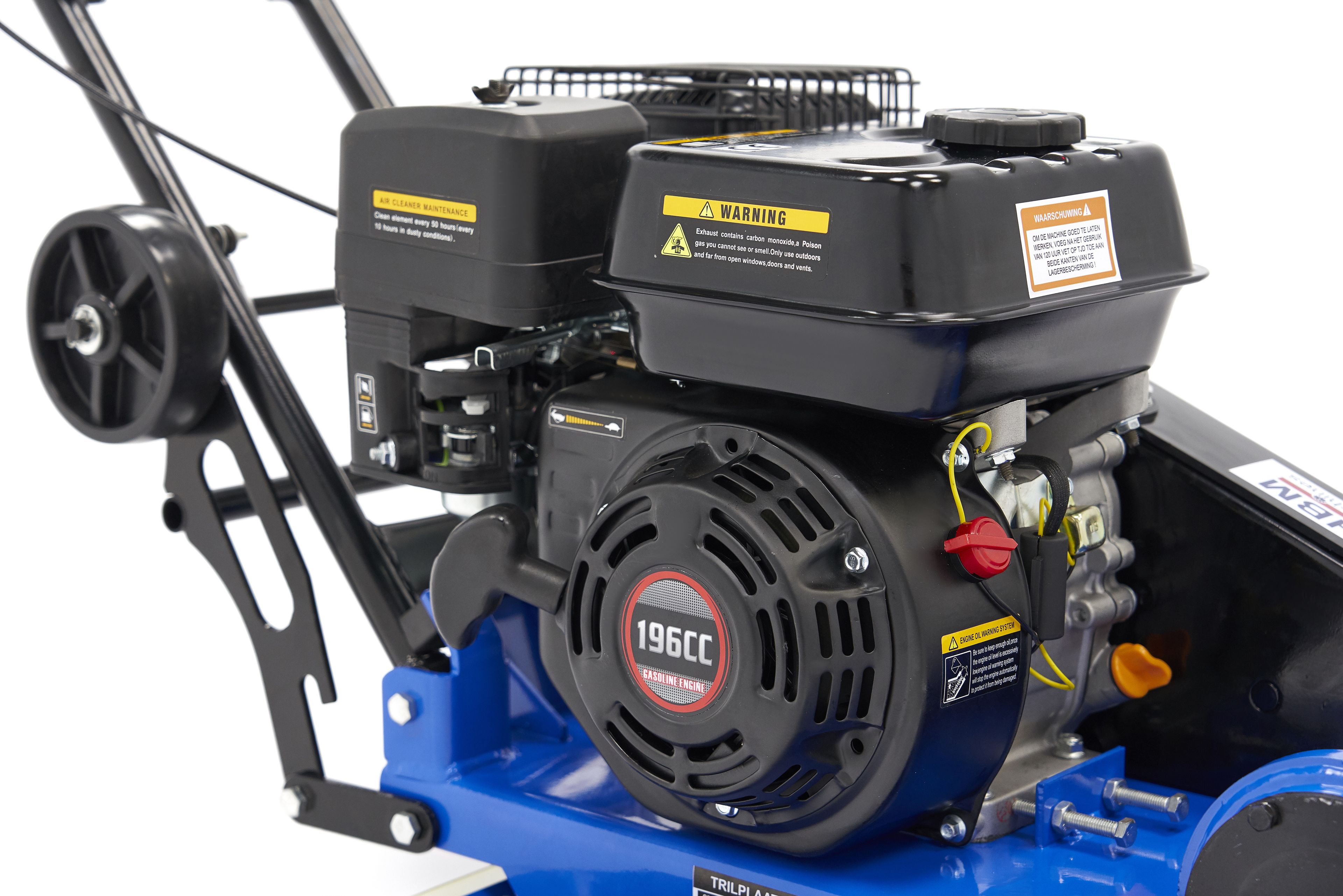 HBM 6,5 PK / 196 CC Plaque vibrante avec jeu de roues et plaque de protection de pavage 13000N Image 5