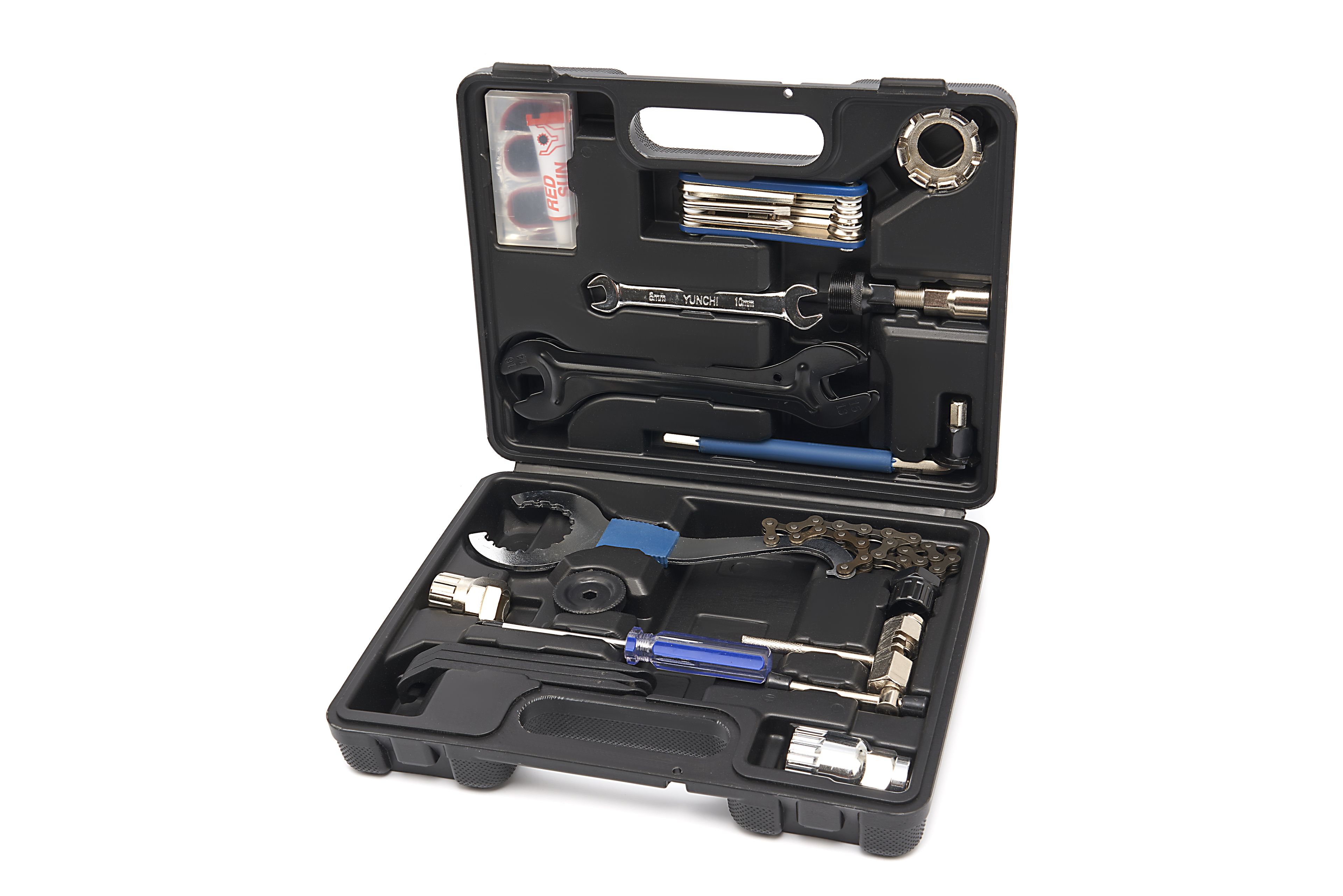 HBM fietsgereedschap set 18-delig in koffer