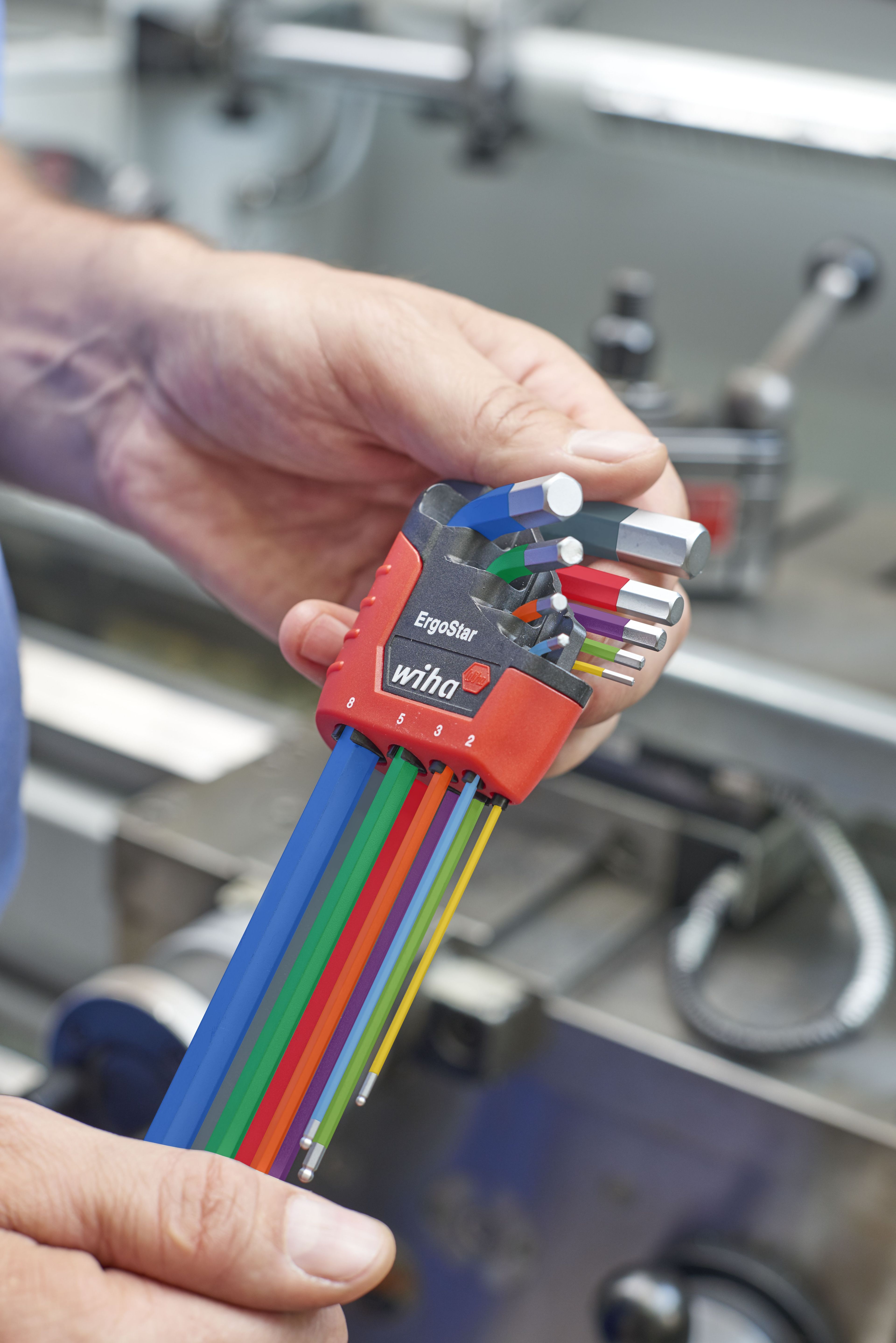 Wiha stiftsleutelset SB 369E9F ErgoStar gekleurd Image 3
