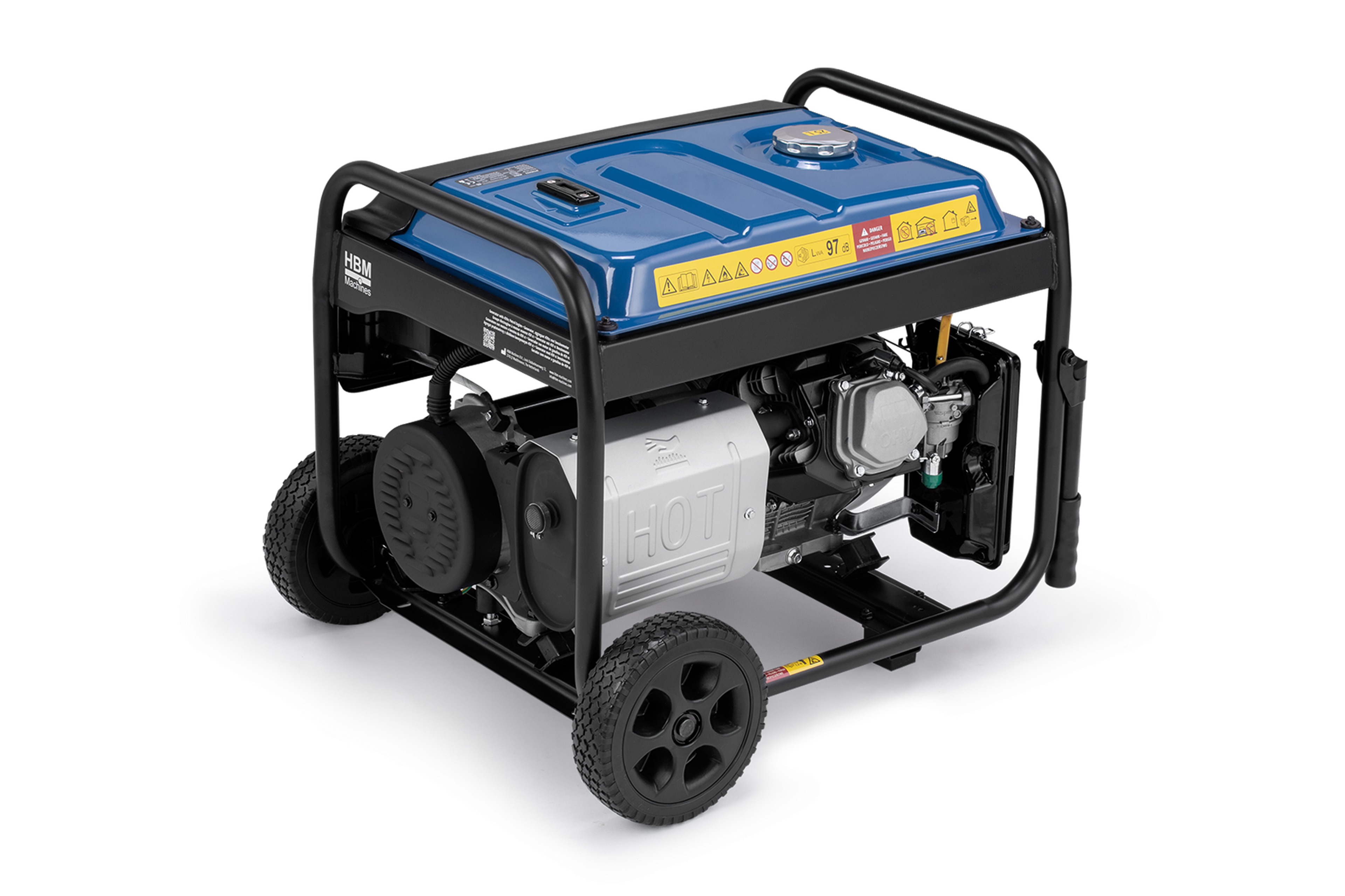 HBM générateur avec moteur à essence de 459 cm³ 230V/400V 8000W Image 5