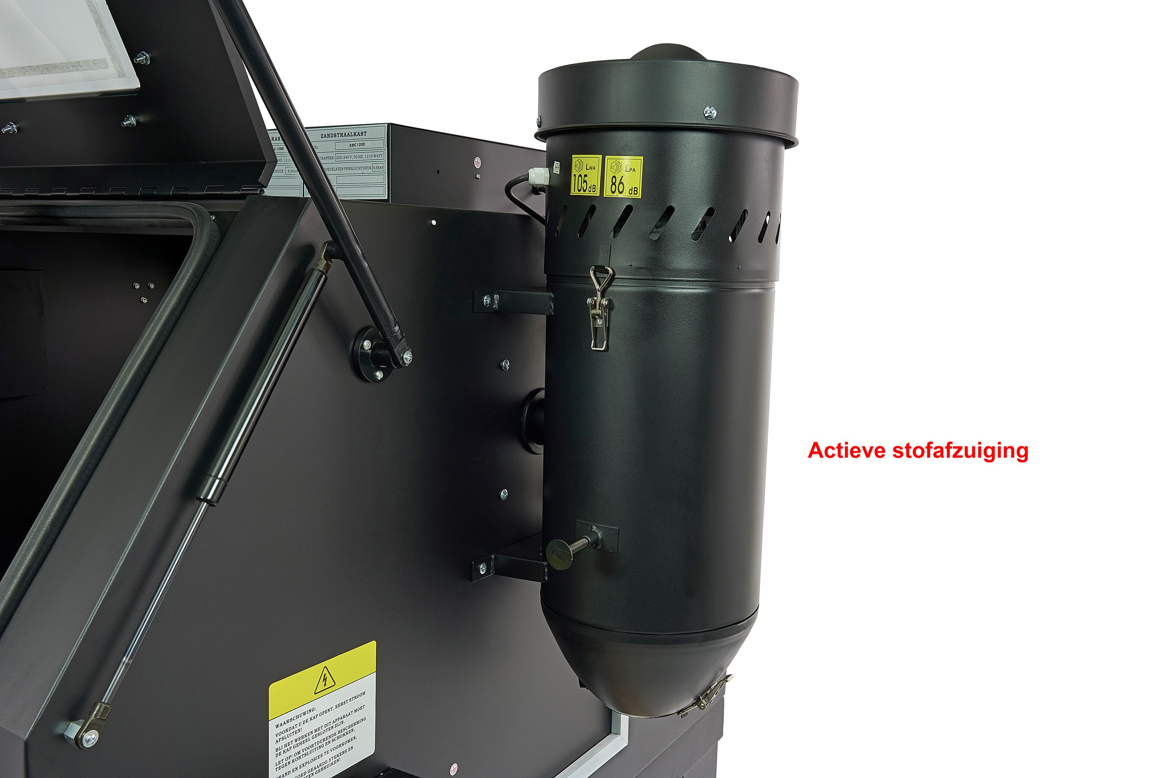 Cabine anti-explosion noire HBM SBC 1200 avec extraction Image 6