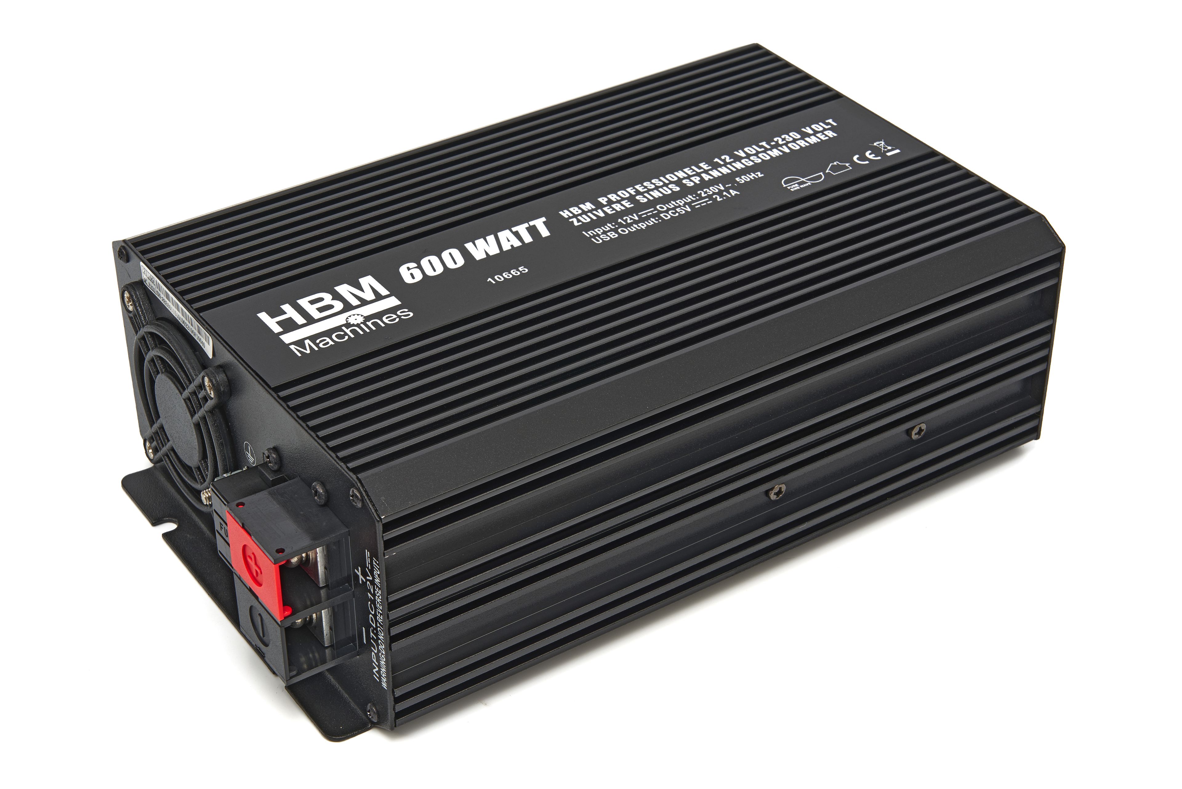 HBM Professionale 12 Volt – 230 Volt Inverter a Sinus Ondulato Puro