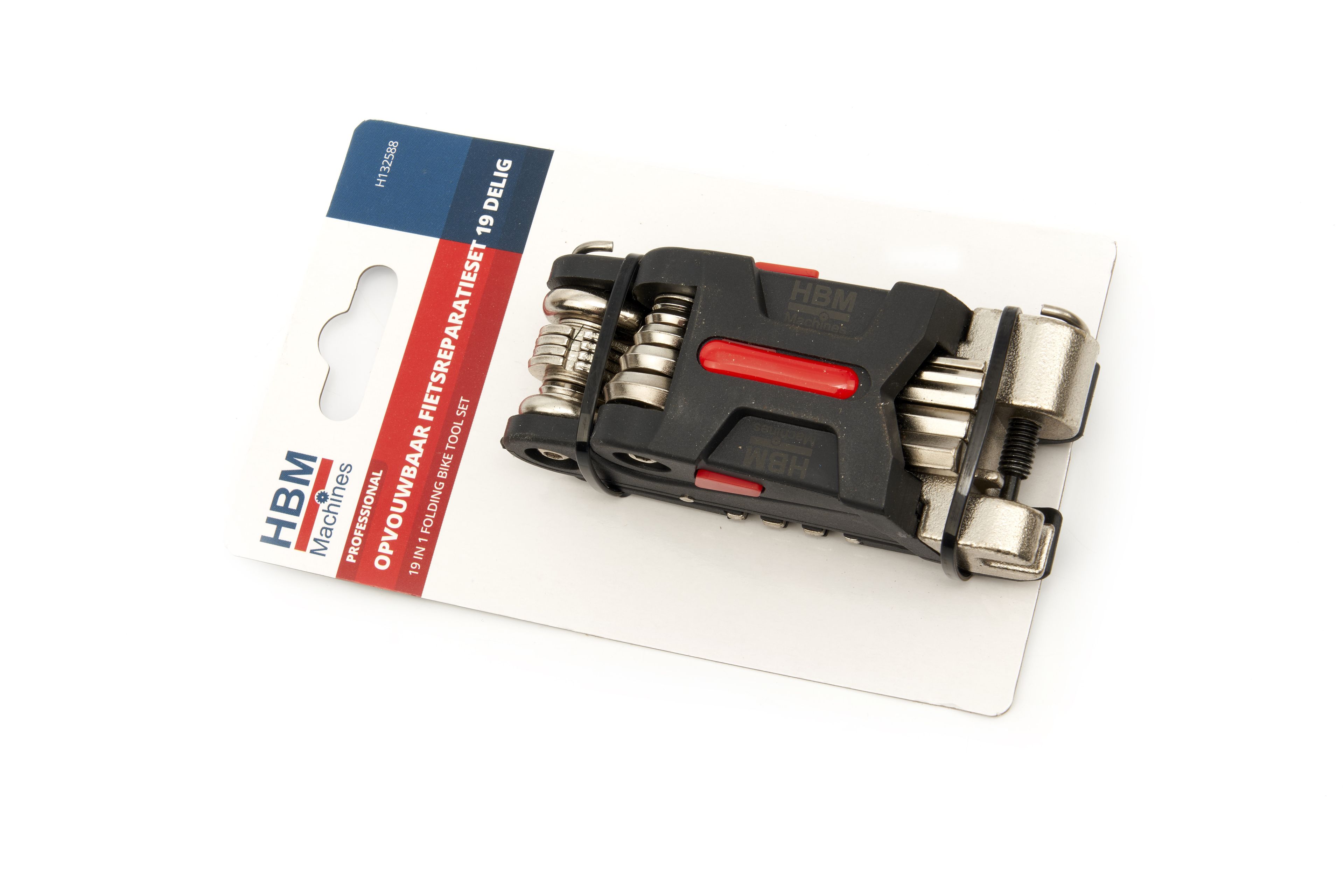HBM Opvouwbaar fietsreparatieset 19 delig Image 11