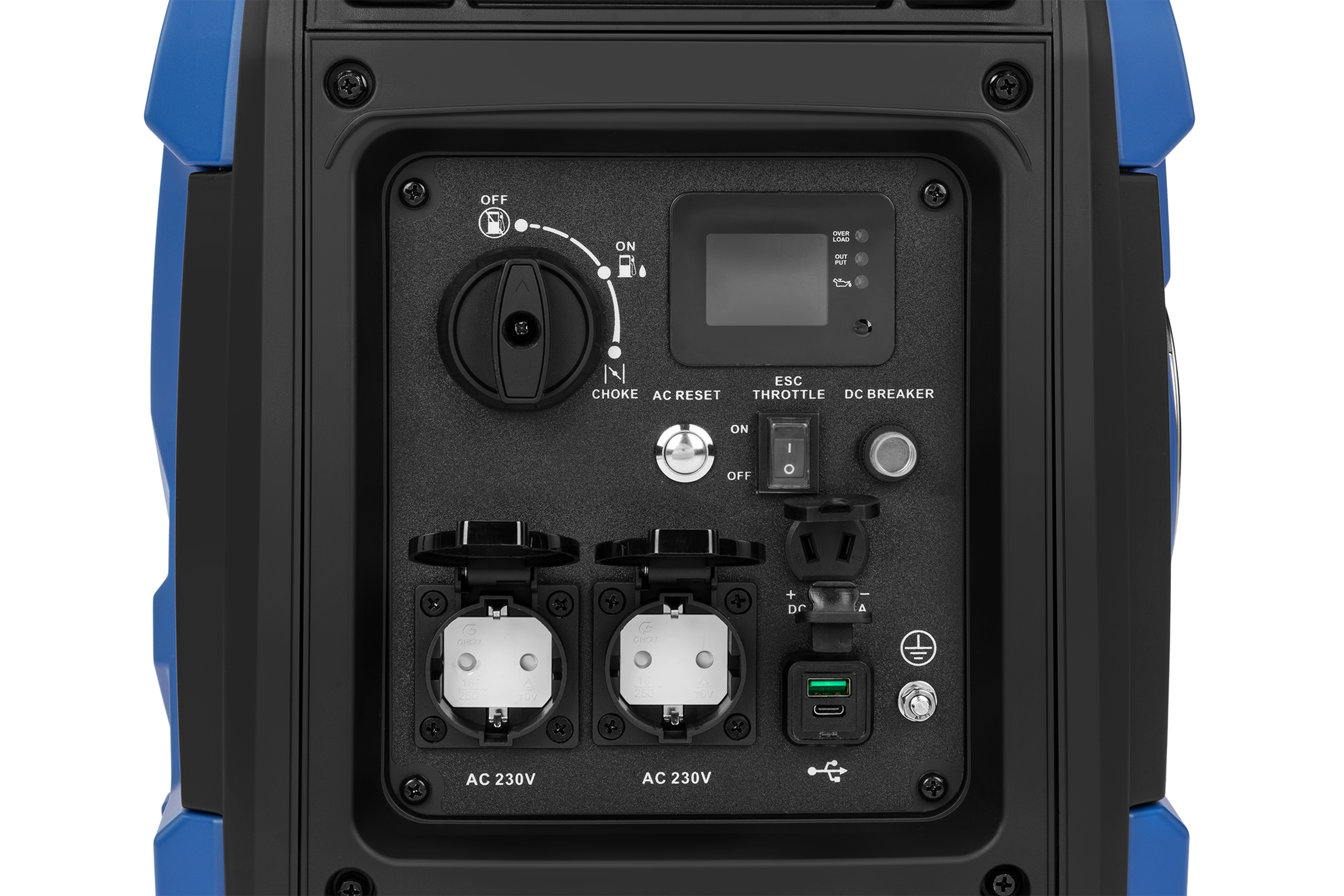 HBM générateur onduleur avec moteur à essence de 174 cm³ 230V 4200W Image 4
