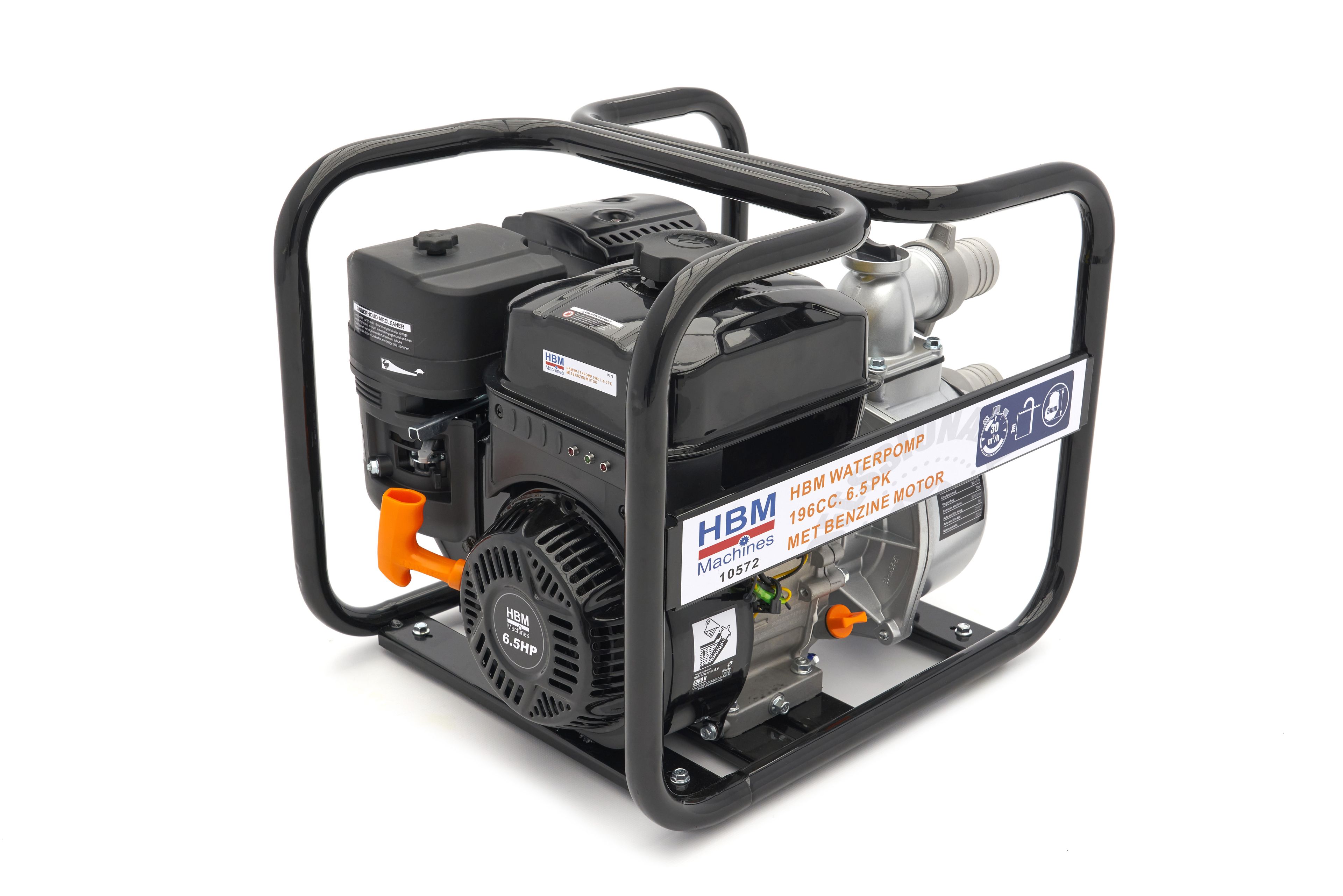 HBM Pompa dell'acqua 196cc. 6,5 HP con motore a benzina Image 4
