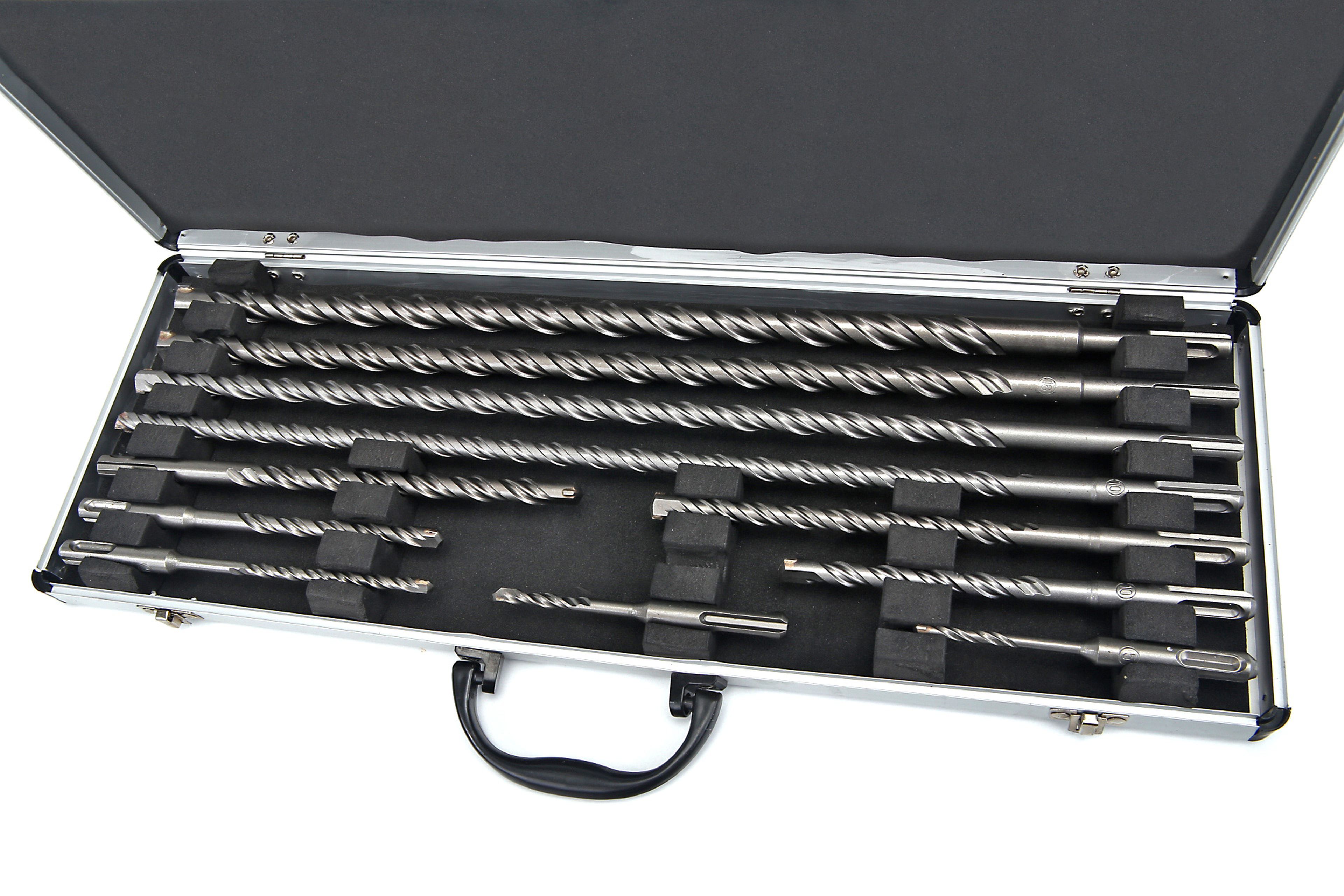 HBM 11-teiliges SDS-Bor-Set im Aluminiumkoffer Image 2