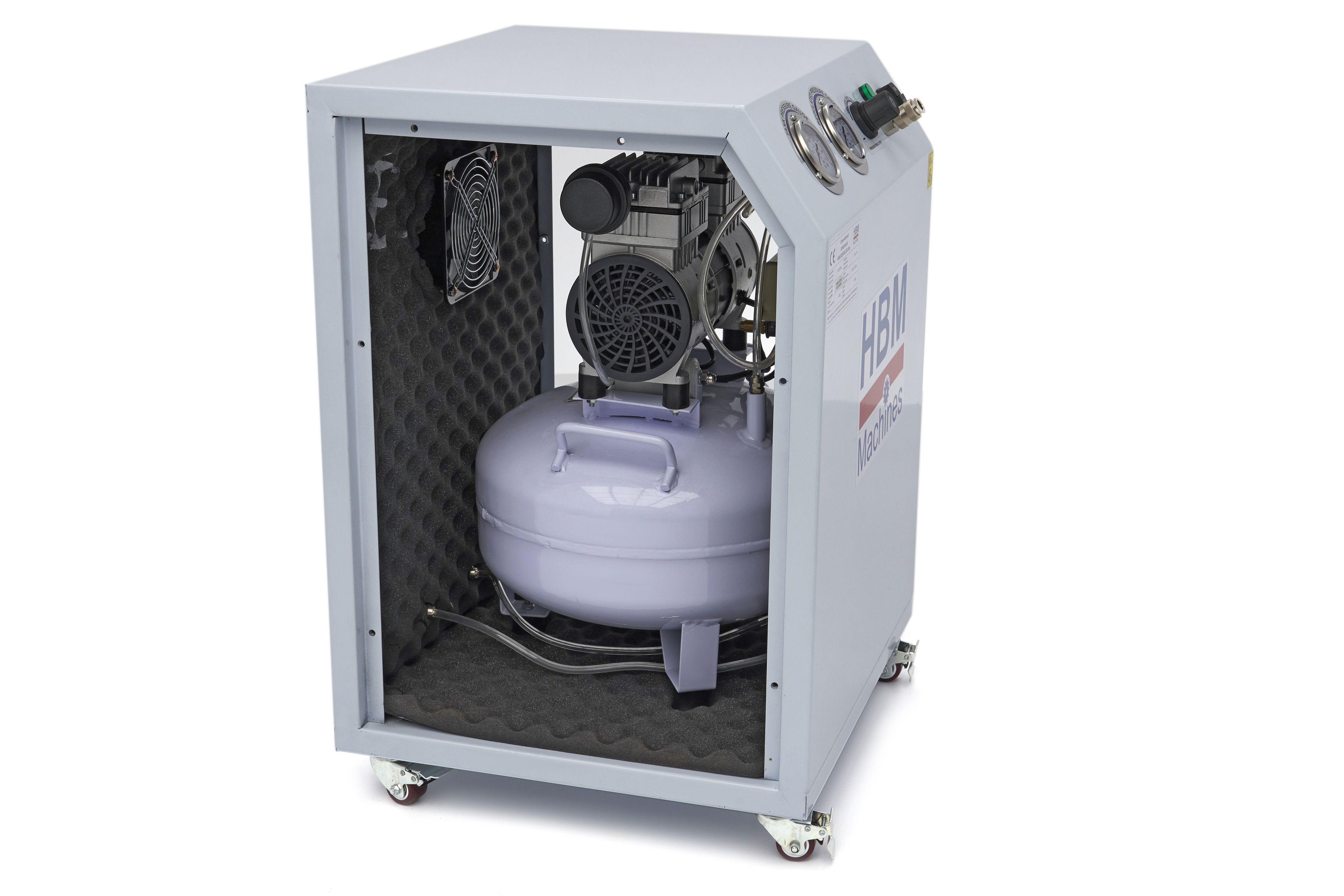 HBM low noise compressor 750 Watt 30 liter model 2 Image 7