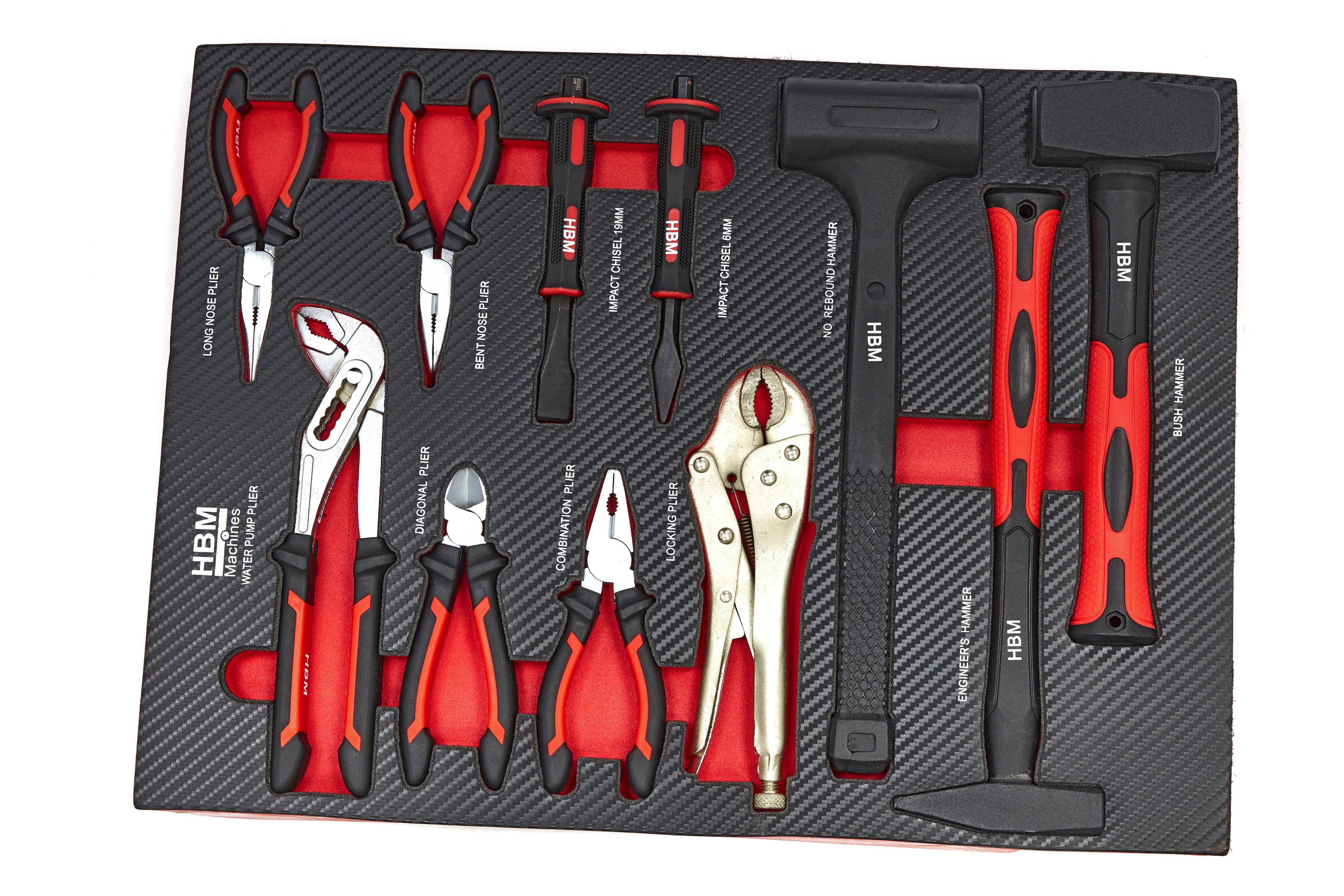 HBM XL Premium Gevulde Gereedschapswagen met Deur - 274 Delig Image 9