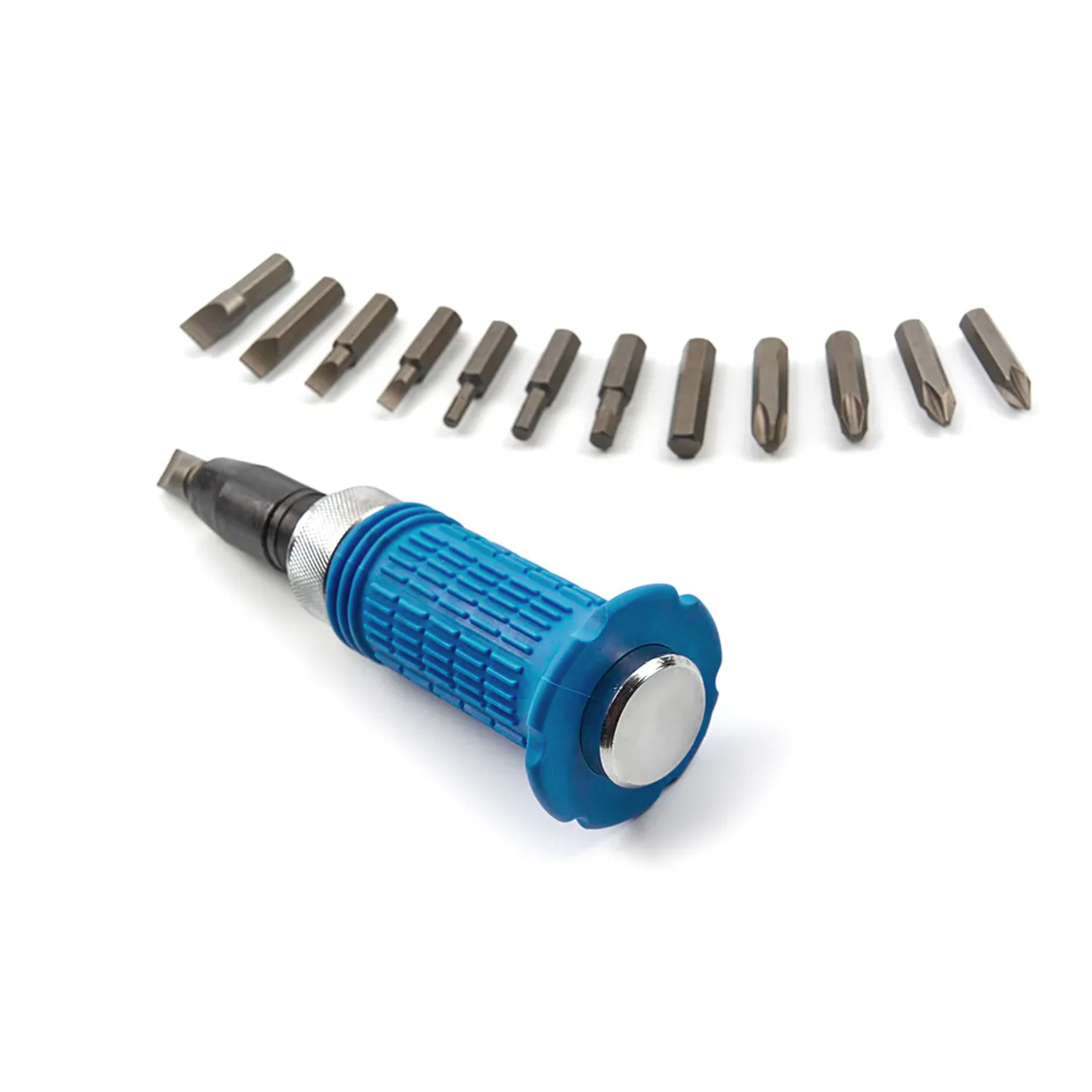 Jeu de tournevis à chocs HBM de 14 pièces avec poignée antidérapante à prise souple Image 4