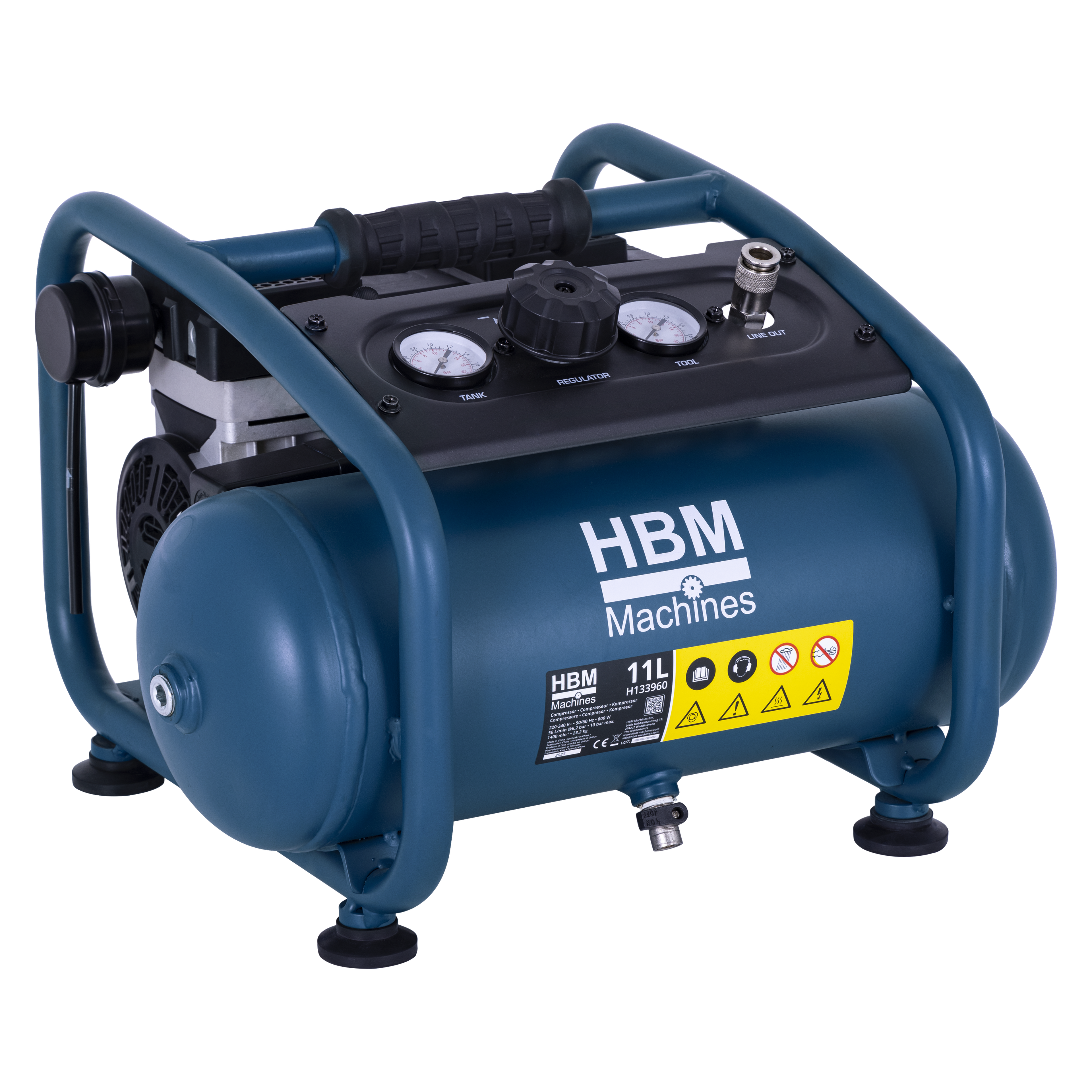 HBM Compressore silenzioso da 11 litri Image 4