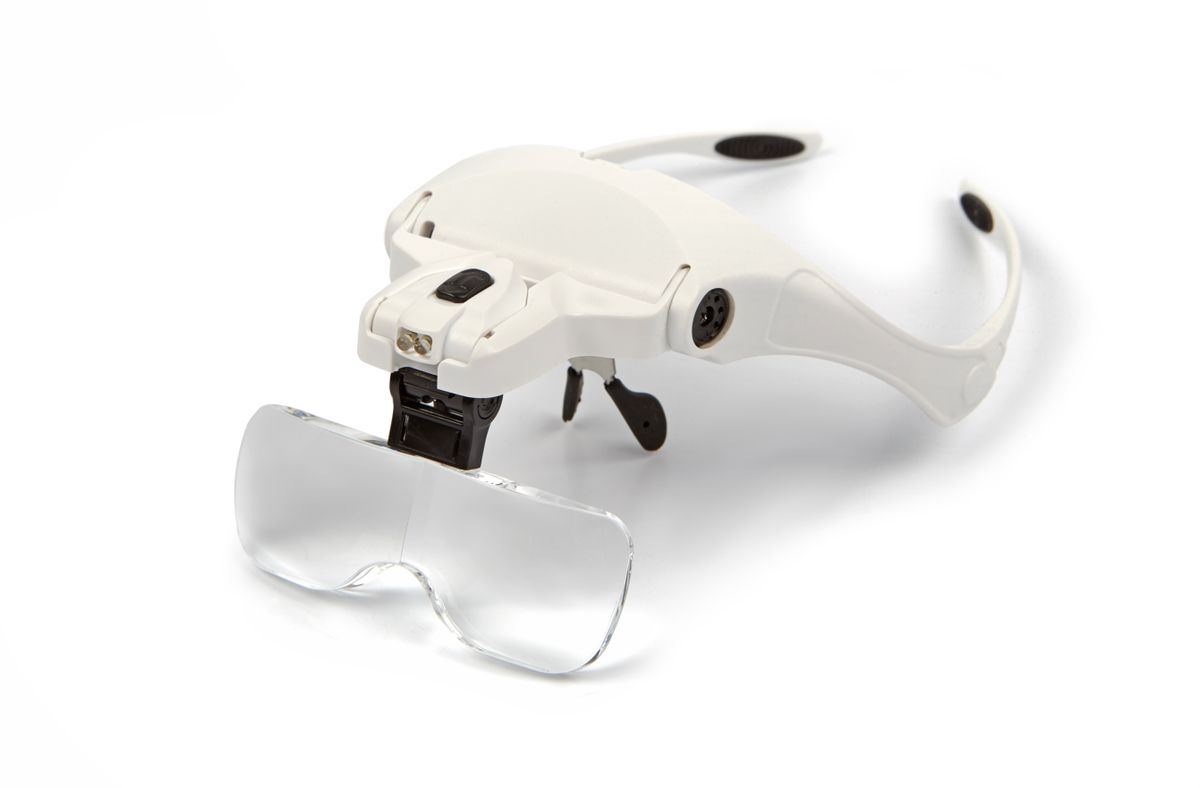 Gafas de lupa HBM Lux con 4 lentes