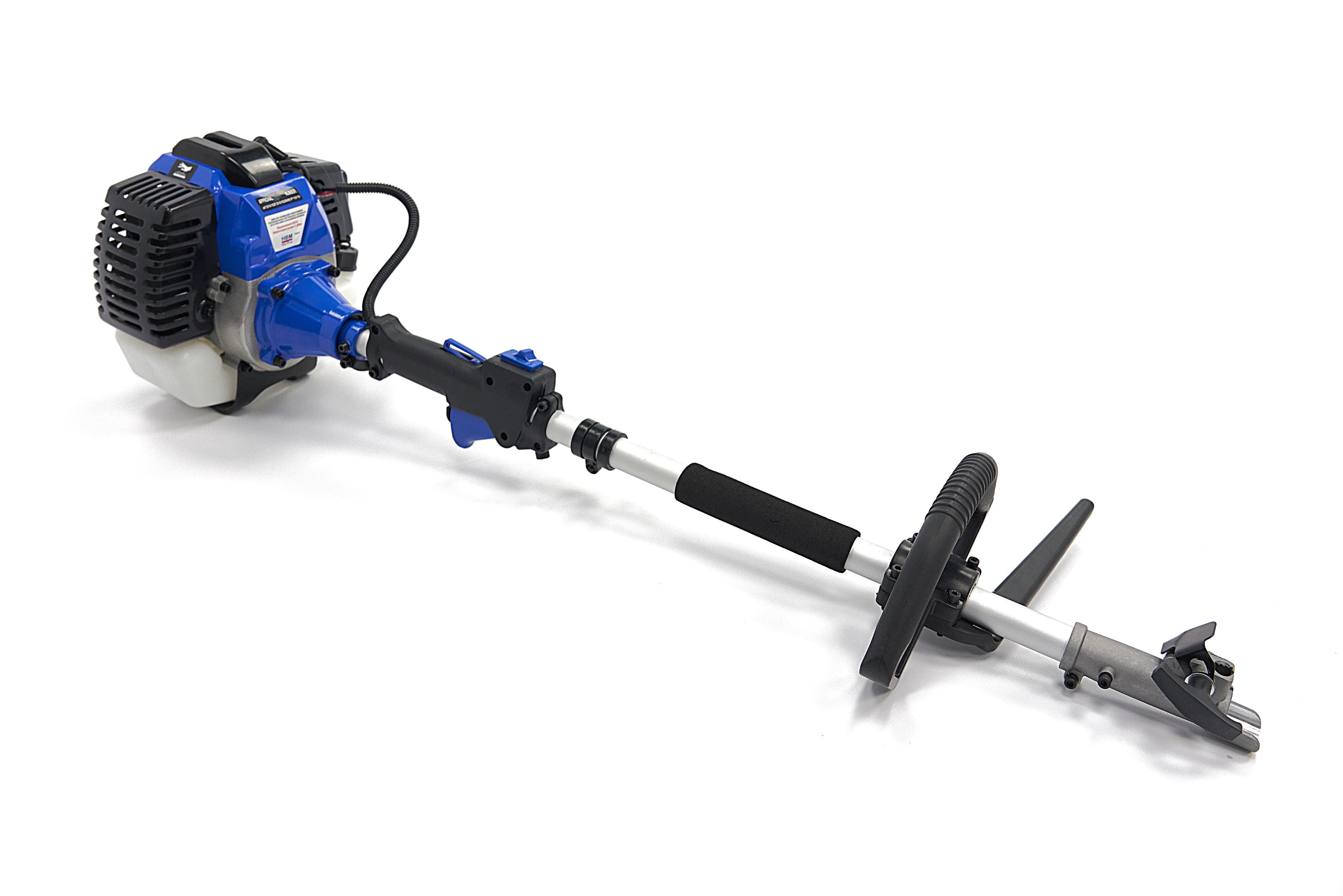 HBM 4 en 1 Desbrozador / Recortador de césped /  Cortadora de setos / Motosierra / Sierra de árbol - 52 cc Incluye Protección corporal Image 12