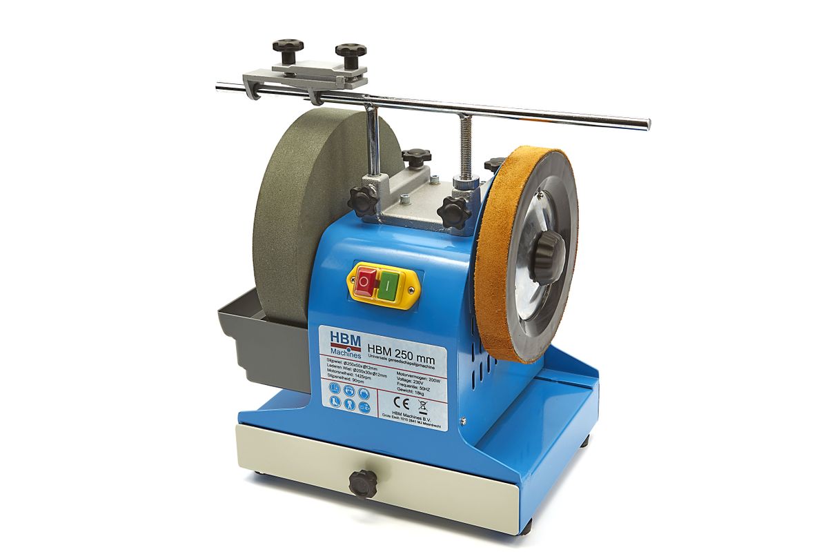 Máquina de afilar herramientas universal HBM de 250 mm