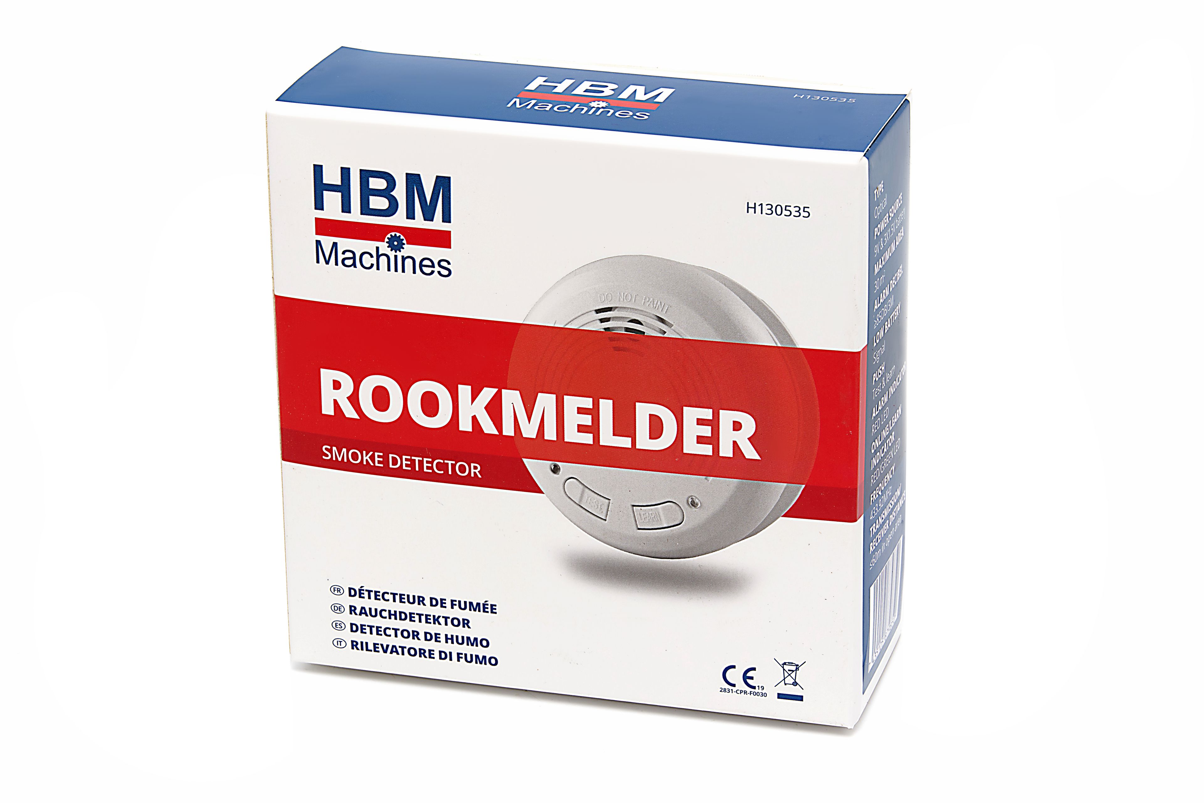 Rilevatore di fumo ottico HBM collegabile con batterie incluse Image 2