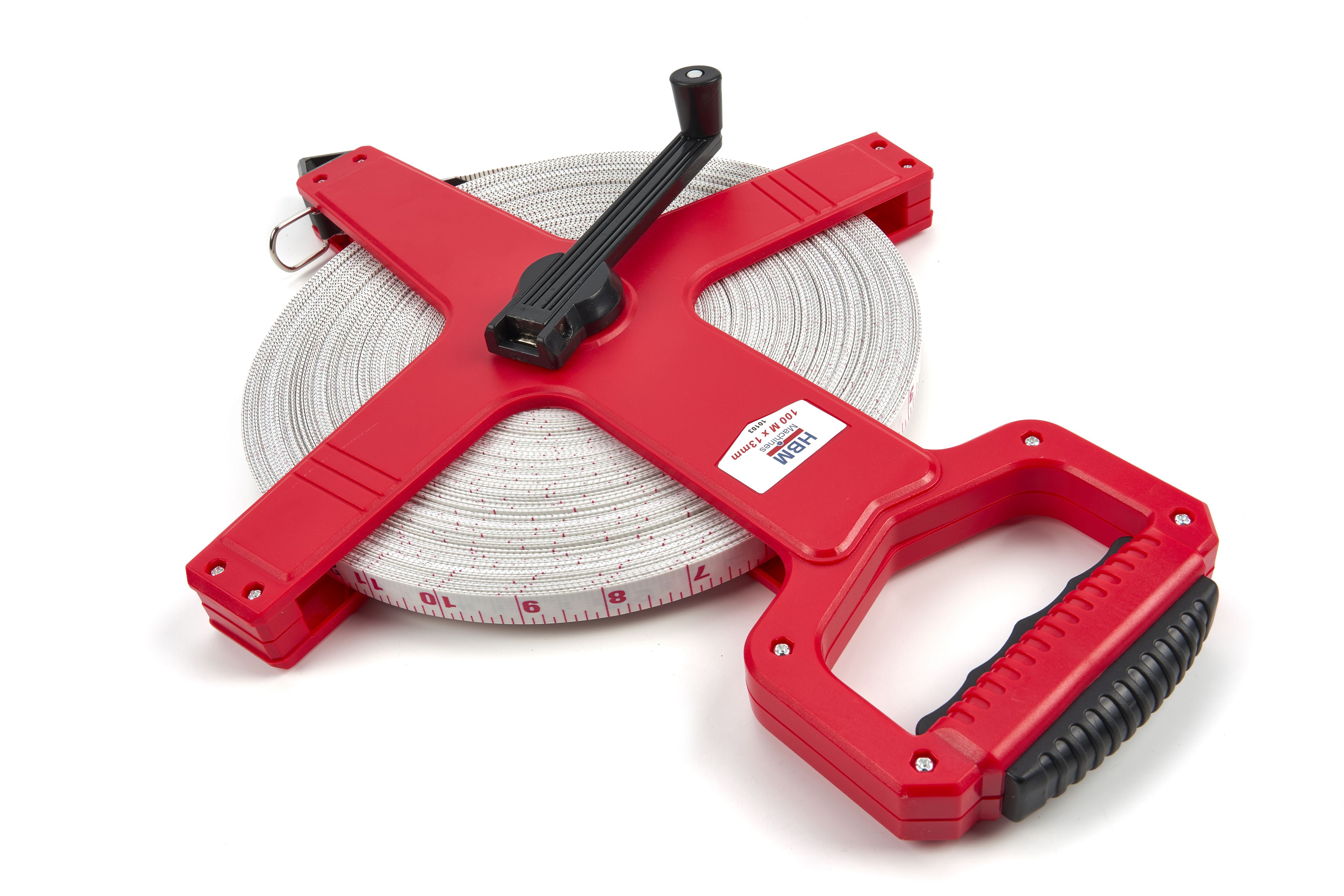 HBM 100 m x 13 mm Glasfaserbandmaß, Maßband, Vermesser Image 3