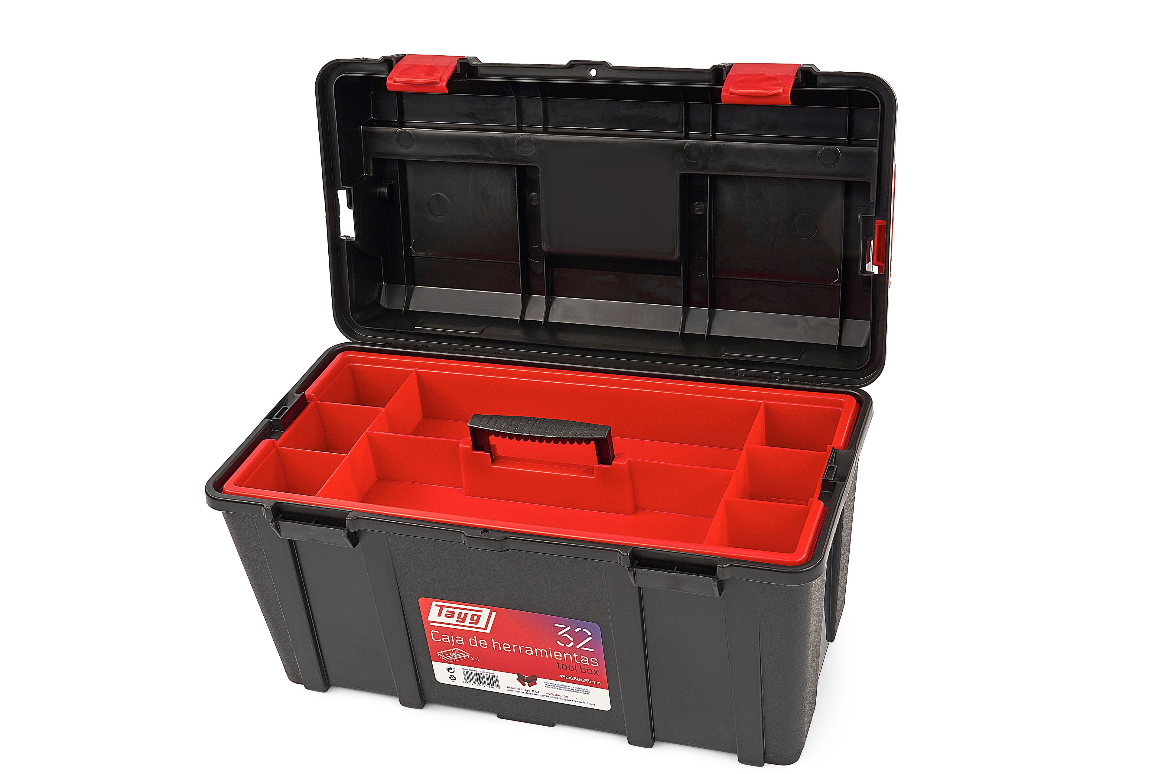 Caja de herramientas Tayg TG32 480 x 258 x 255 mm. Con bandeja interior Image 2