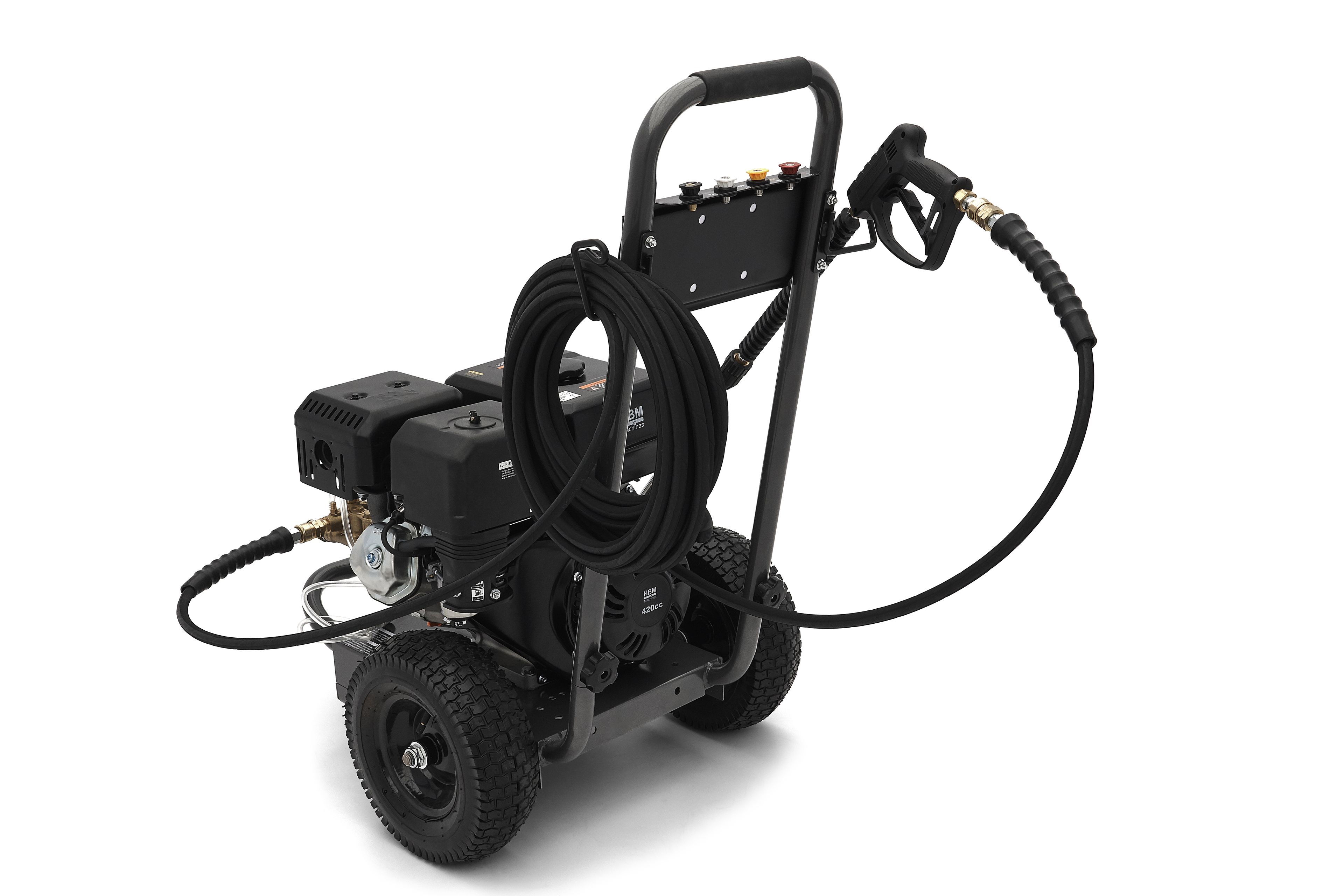 HBM Nettoyeur haute pression professionnel à essence 4 temps 275 BAR - 14 CV / 420 cc Image 4
