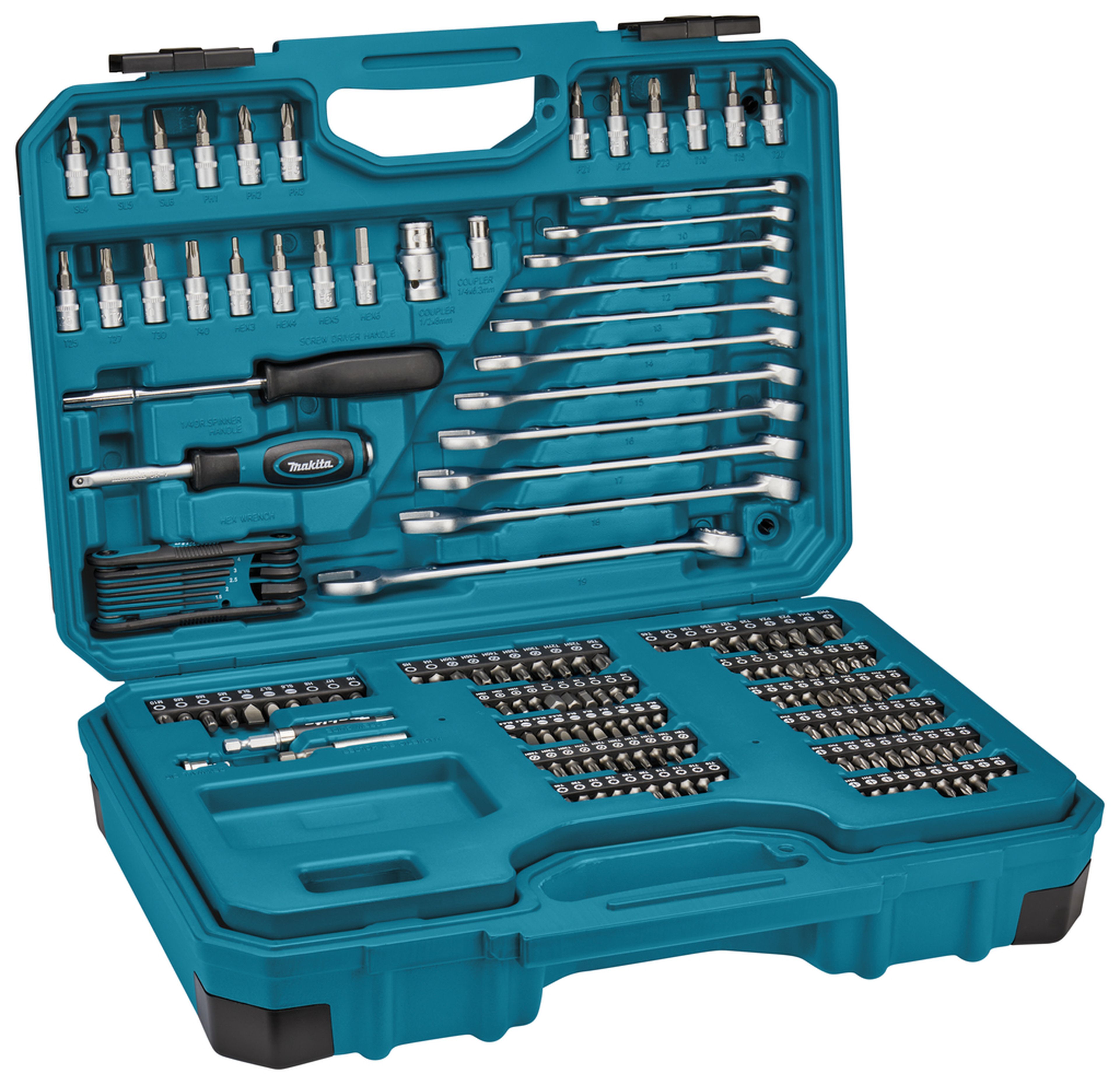 Set di attrezzi manuali Makita da 221 pezzi E-10883 Image 3