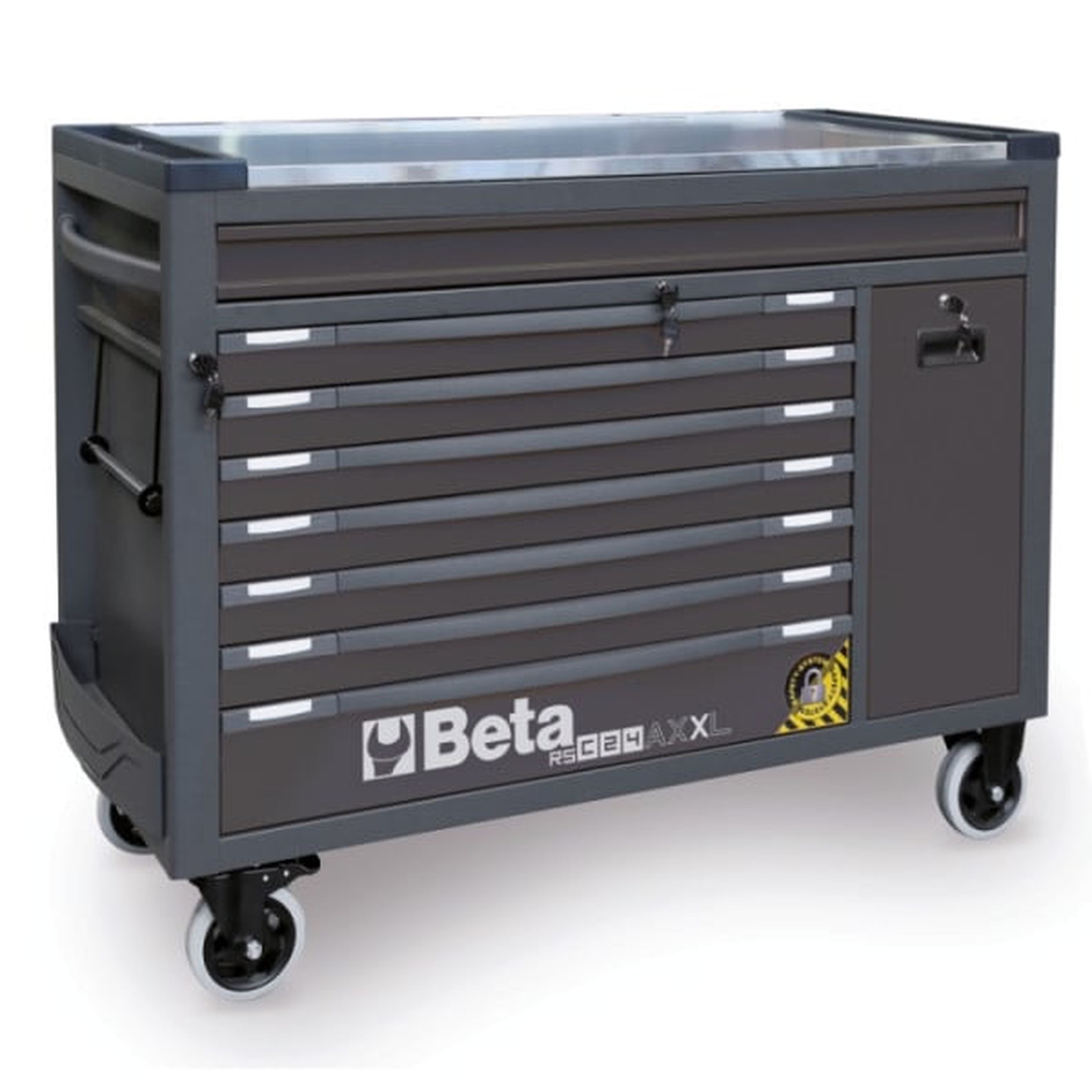 Beta gereedschapswagen 8 laden, 1061-delig, BW 2400 RSC24AXXL-A, antraciet
