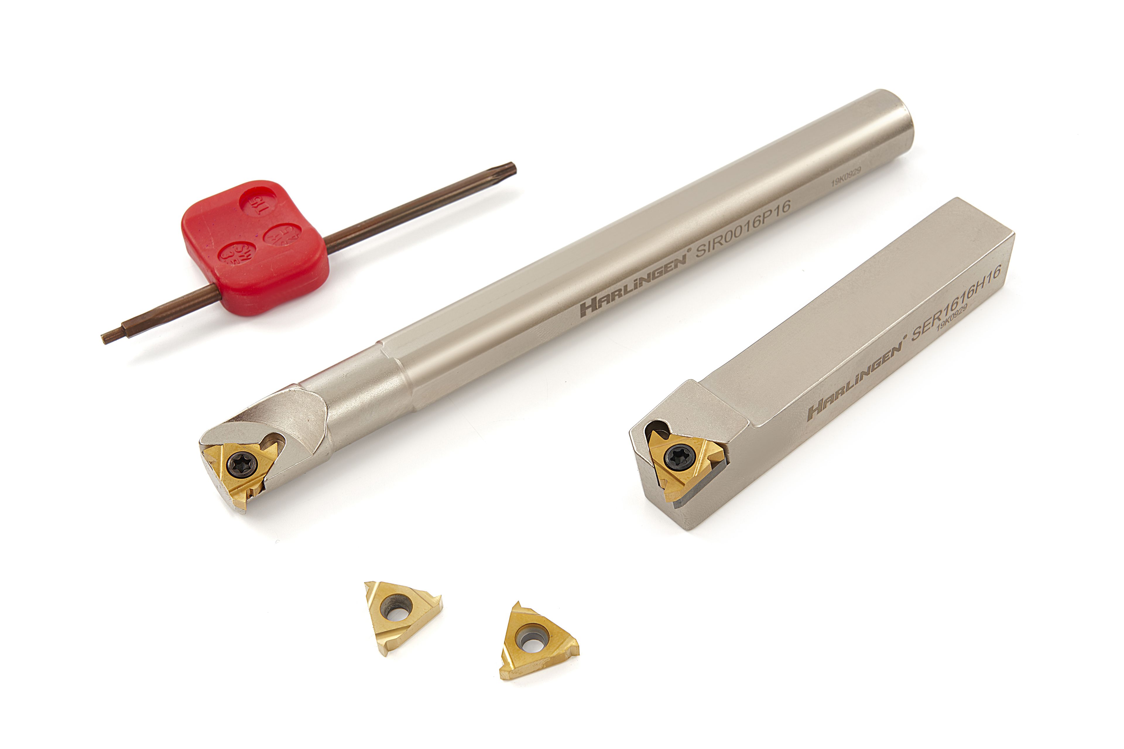 Harlingen professional 20 mm Innen- und Außengewindefräser-Satz mit HM-Einsätzen Image 3