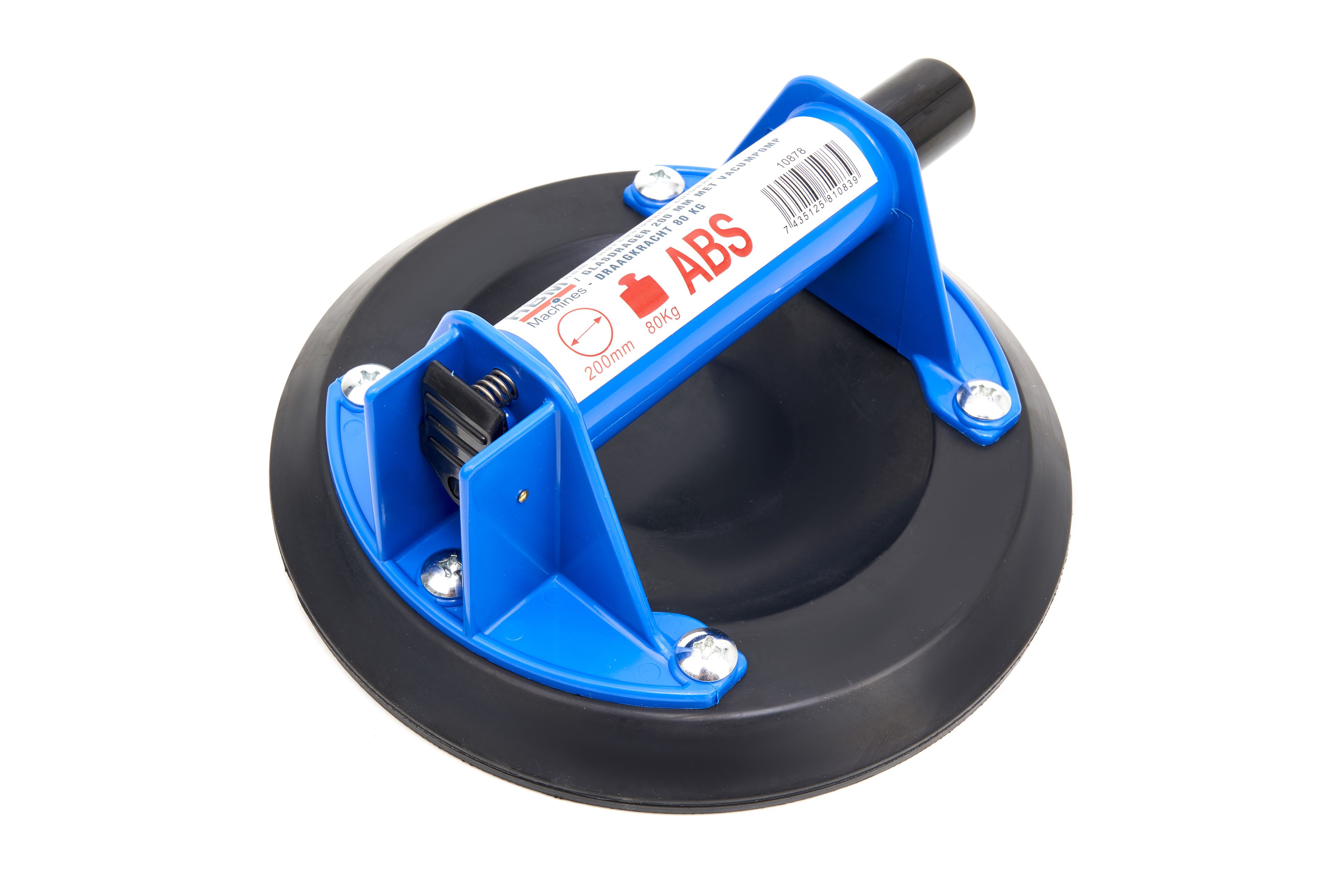 HBM Ventouse professionnelle / support de verre 200 mm avec pompe à vide - capacité 80 kg Image 3