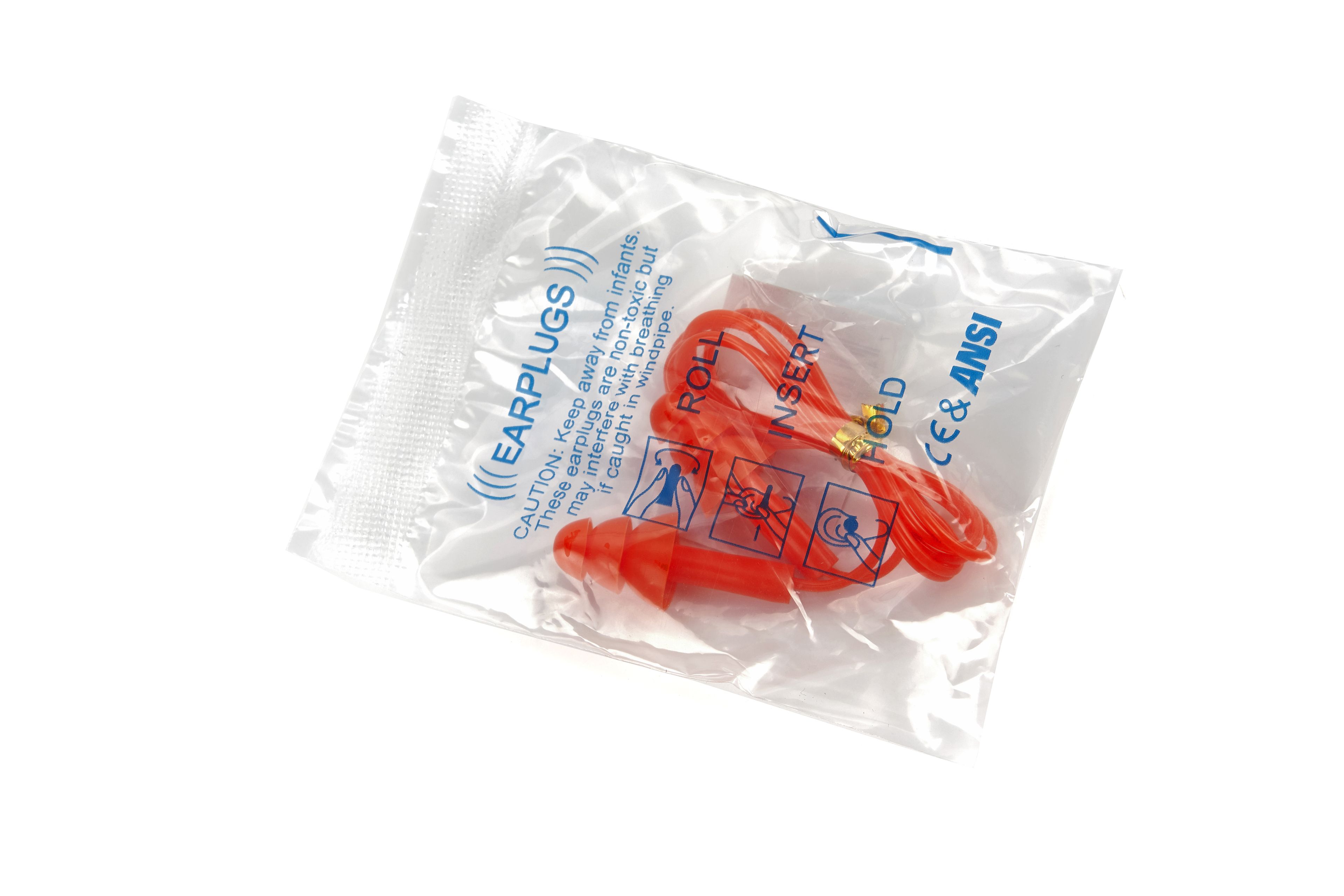 Bouchons d'oreille étanches en silicone avec cordon HBM SNR 29 DB emballés par paire Image 3