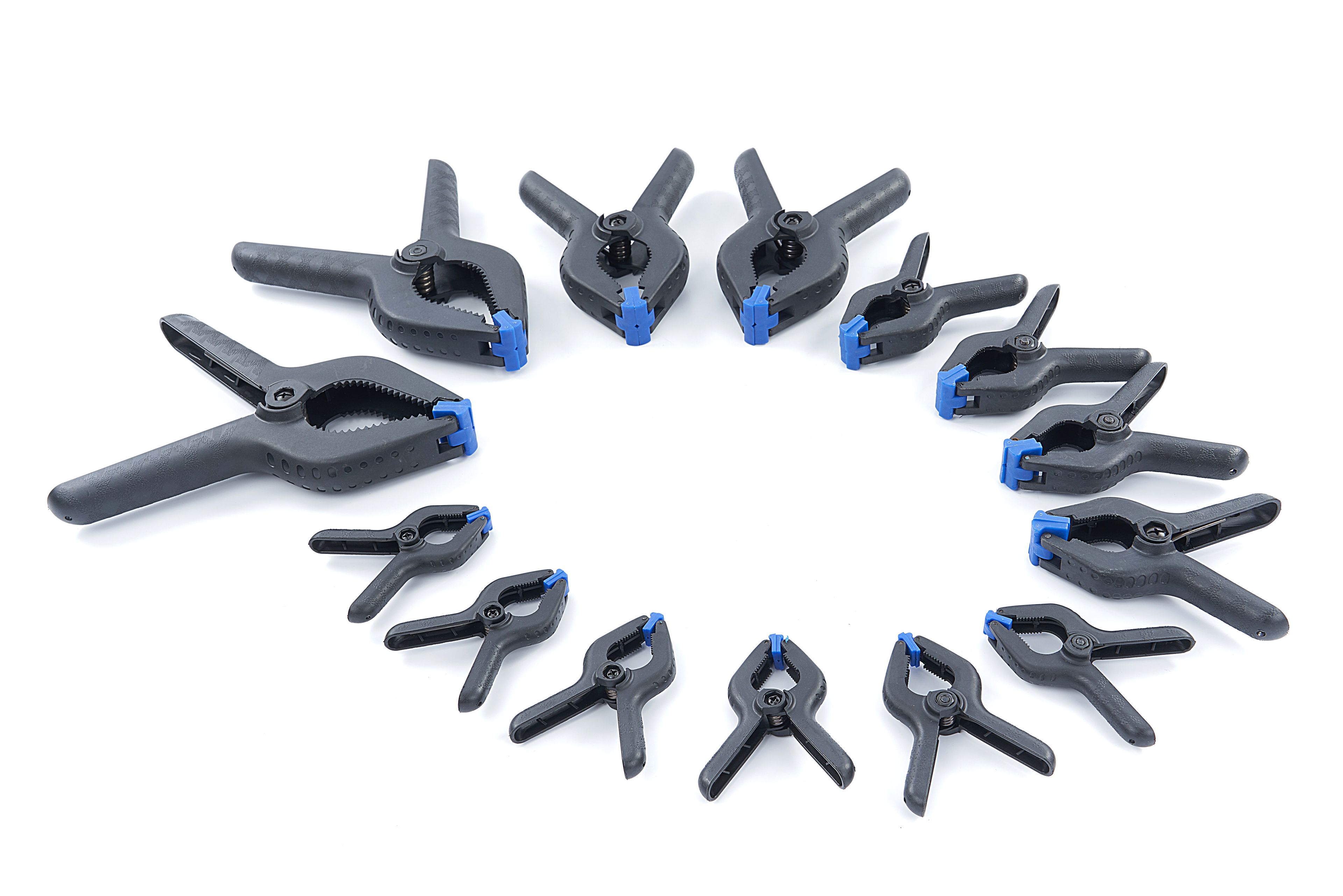 HBM - Jeu de 14 pinces à ressort 75 à 225 mm Image 2