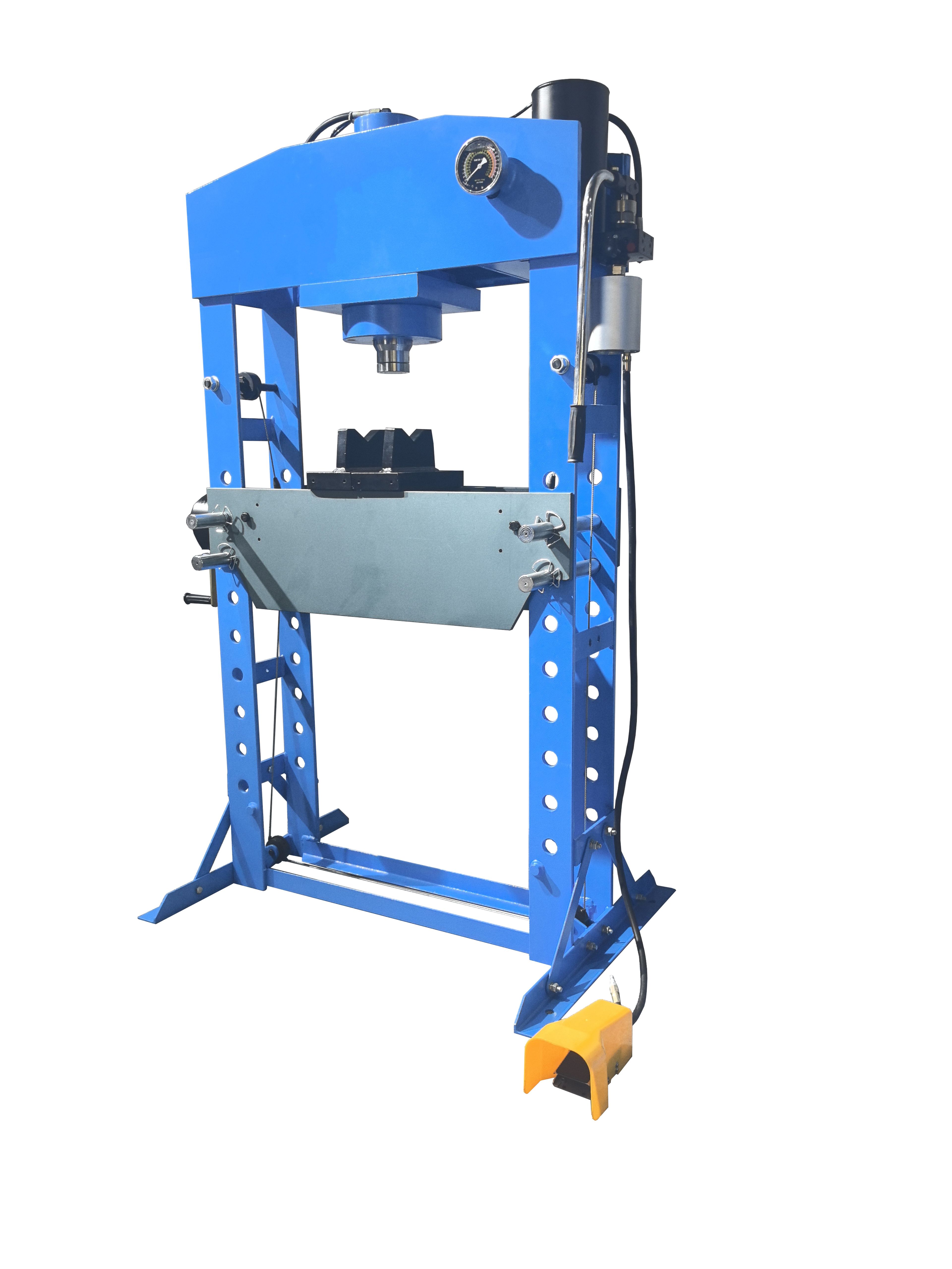 Presse à cadre hydraulique et pneumatique / presse d'atelier HBM