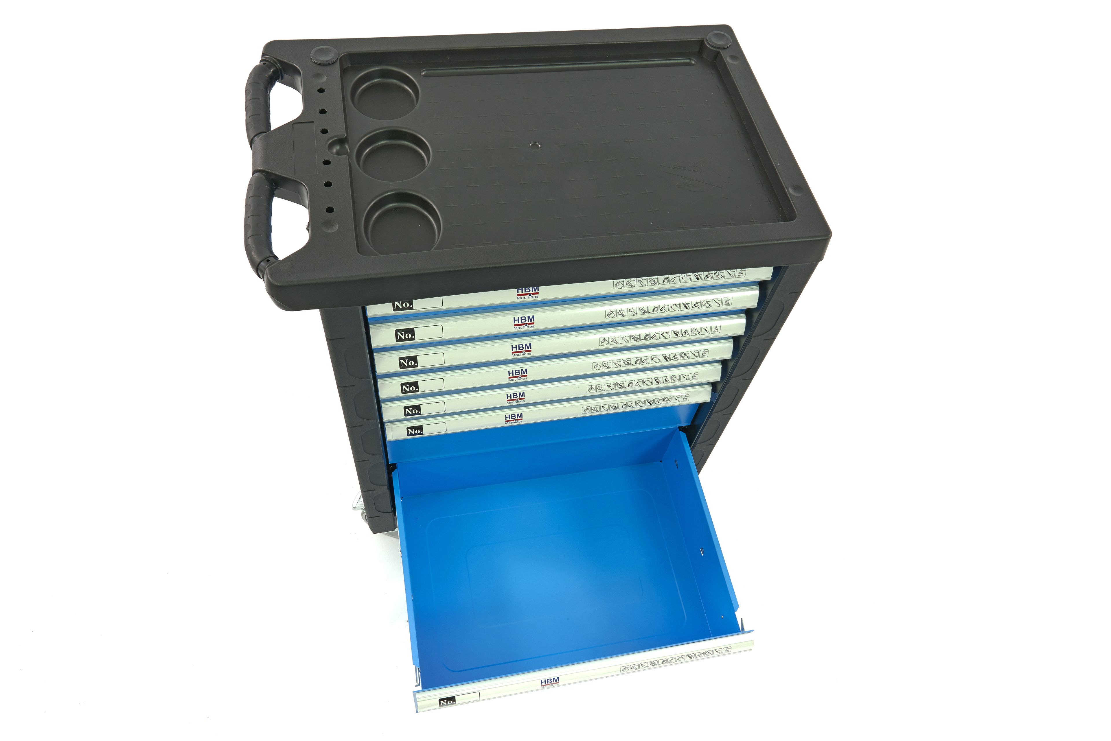 HBM gevulde gereedschapswagen 154-delig, blauw Image 14