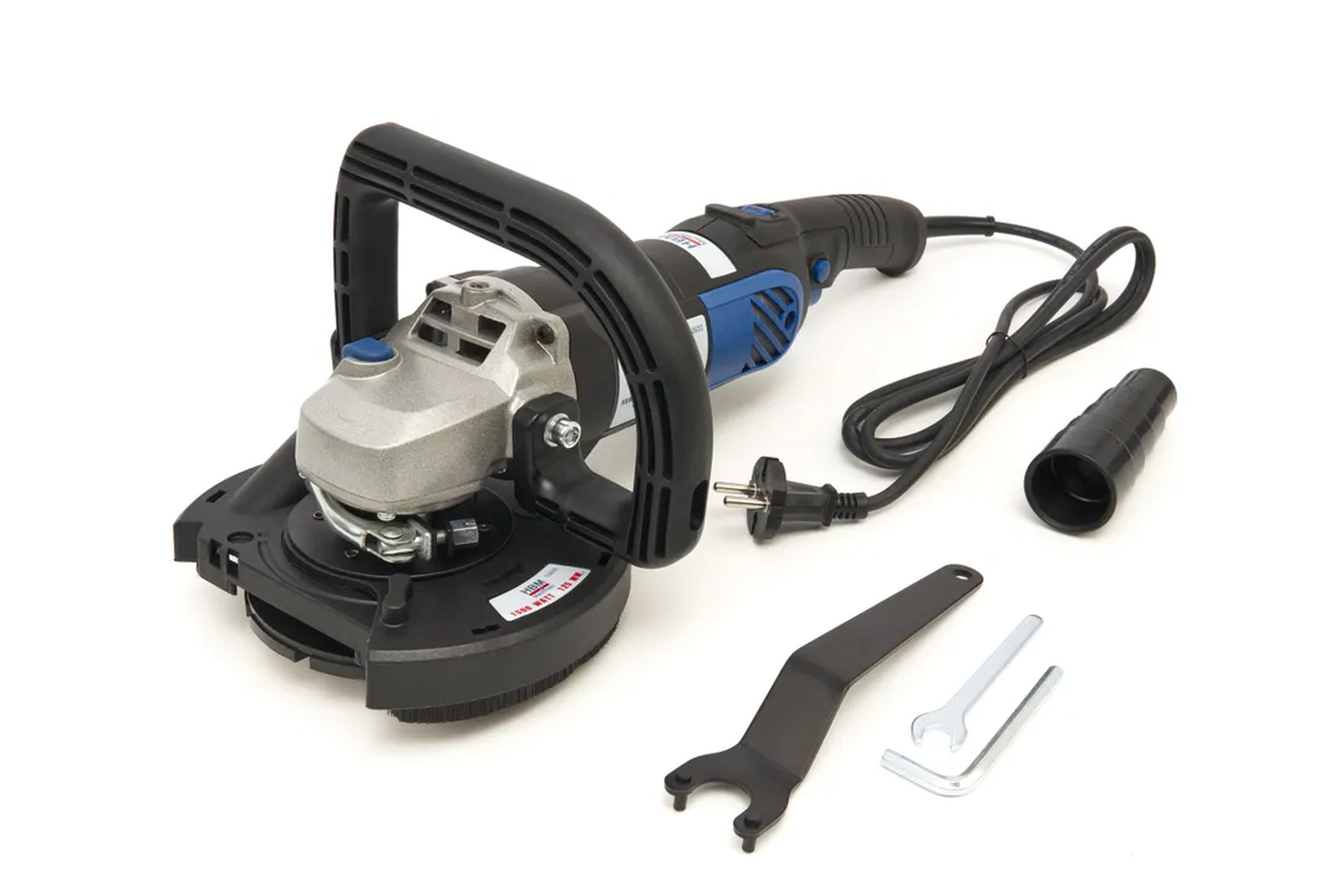 HBM Levigatrice per calcestruzzo professionale 1500 Watt 125 mm