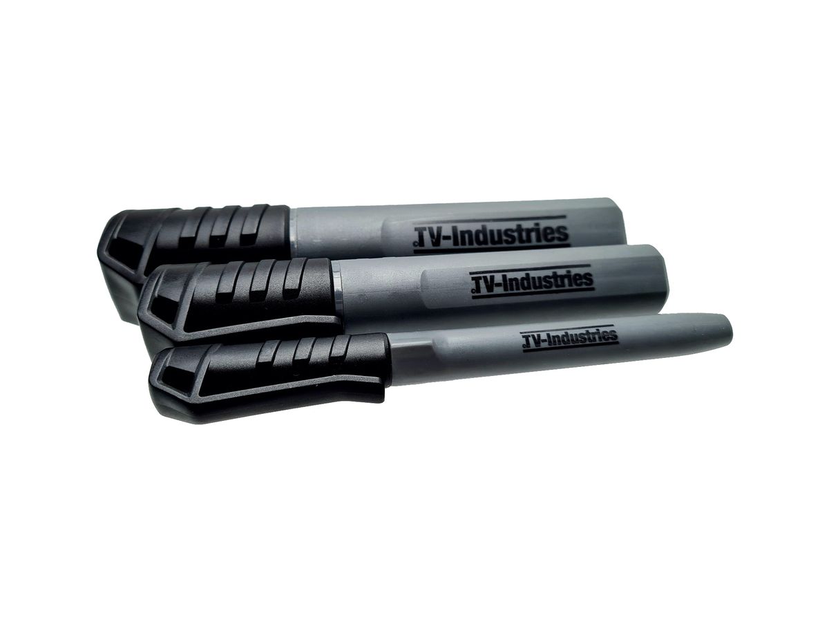 ToolPack Permanent-Marker-Set Heavy-Duty, schwarz, 3 Stück