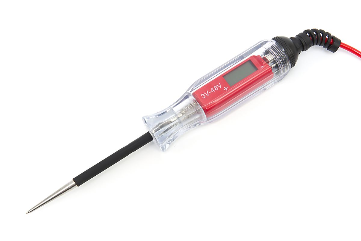 HBM Multifunktionaler automatischer Stromkreistester 3 - 40 Volt mit LCD-Anzeige