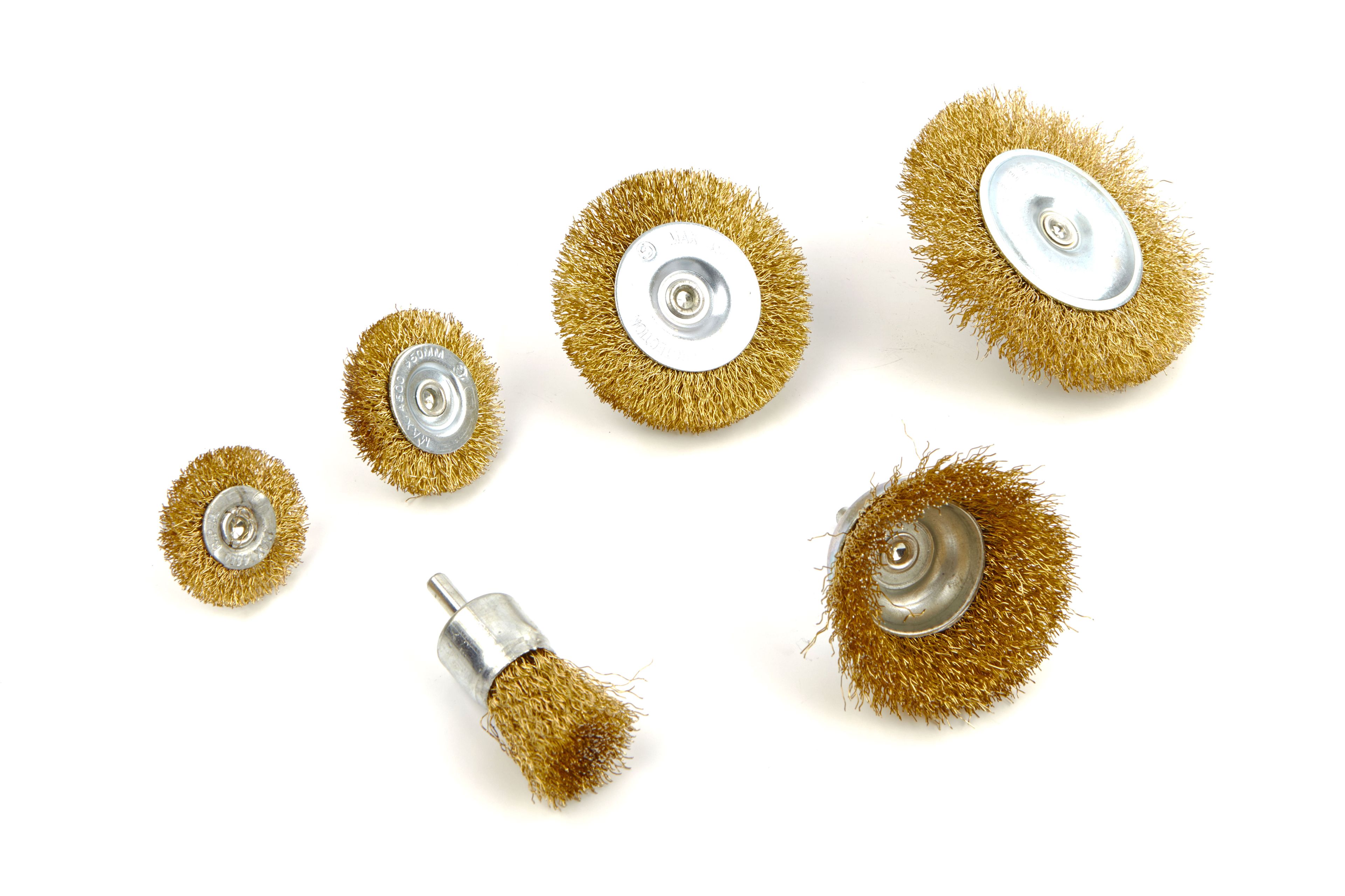 Ensemble de 6 brosses en acier HBM pour perceuse Image 2