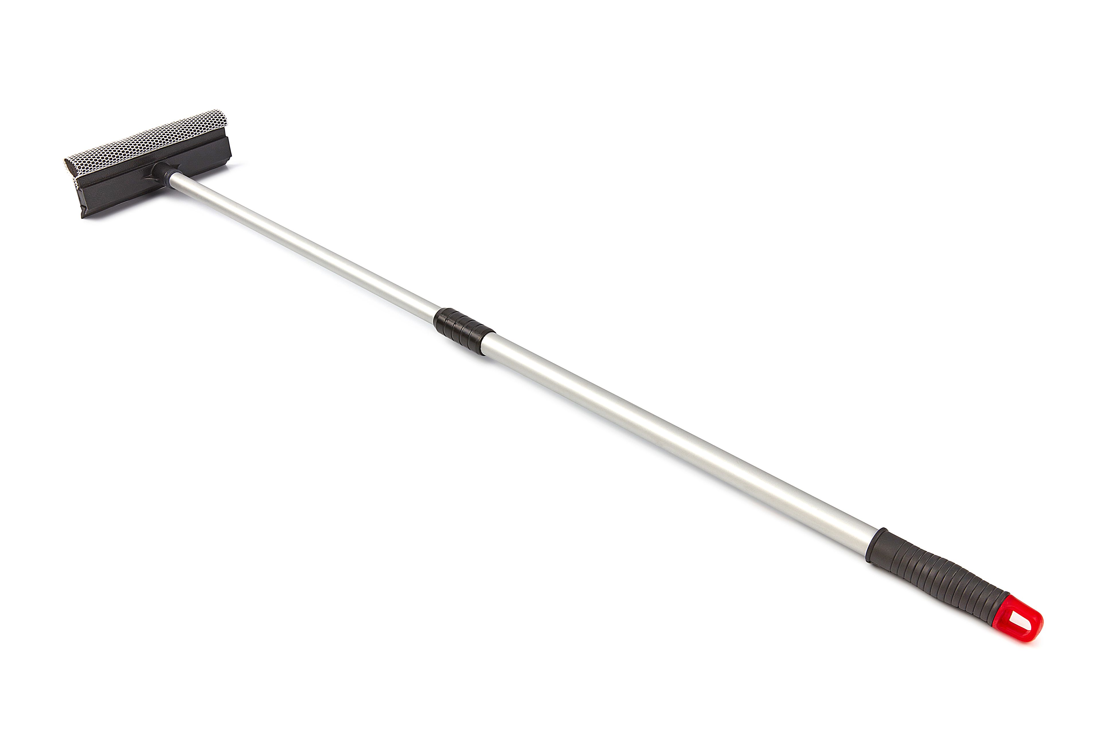 HBM 200 mm essuie-vitre télescopique, raclette de fenêtre avec éponge 70-100cm Image 4