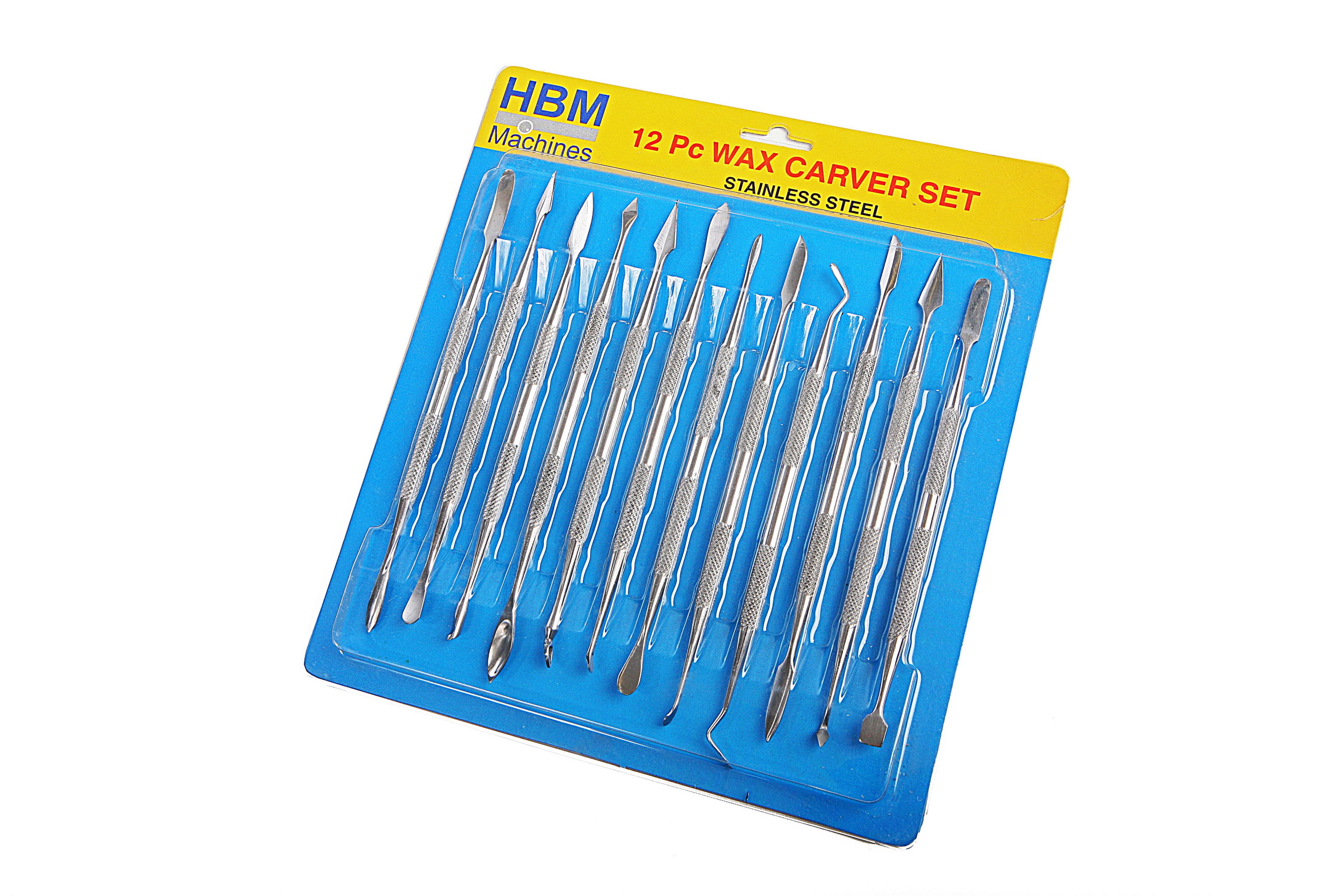 HBM 12 Delige Wax Carver - Moduleerhakenset Image 2